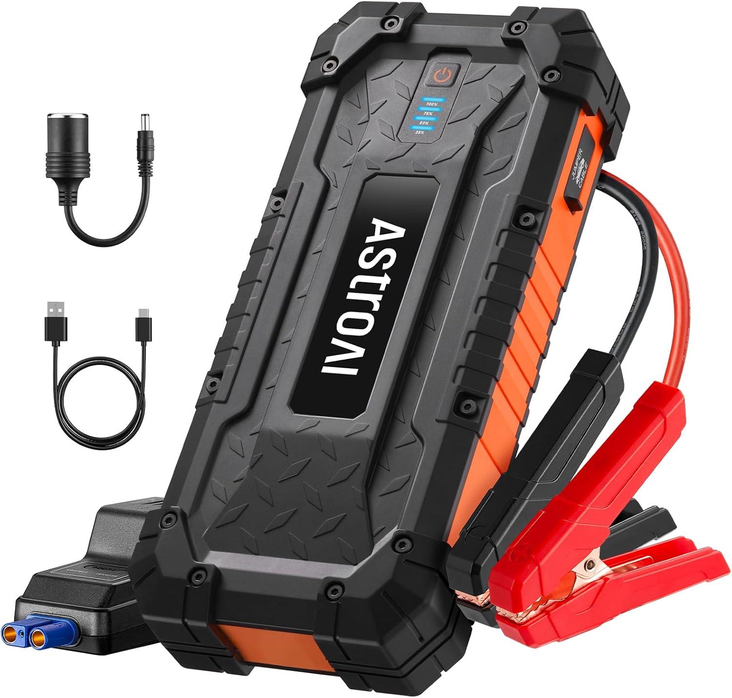 AstroAI S8 Jump Starter: Surprising Winter Performance, 4000A Power Tested