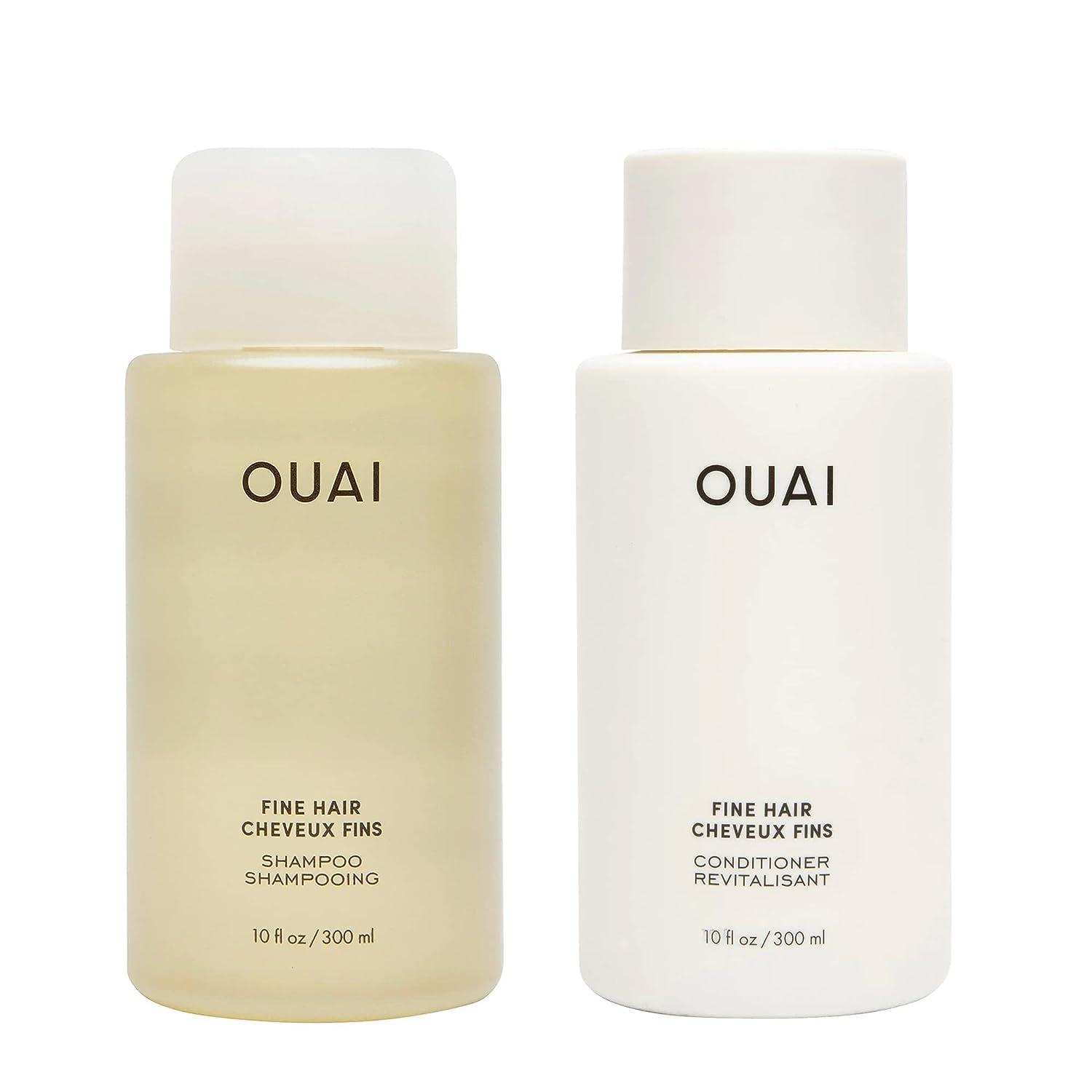 OUAI Fine Hair Showdown: Sulfate-Free Shampoo & Shea Butter Conditioner-Paraben-Free, Avocado-Infused, But Really?