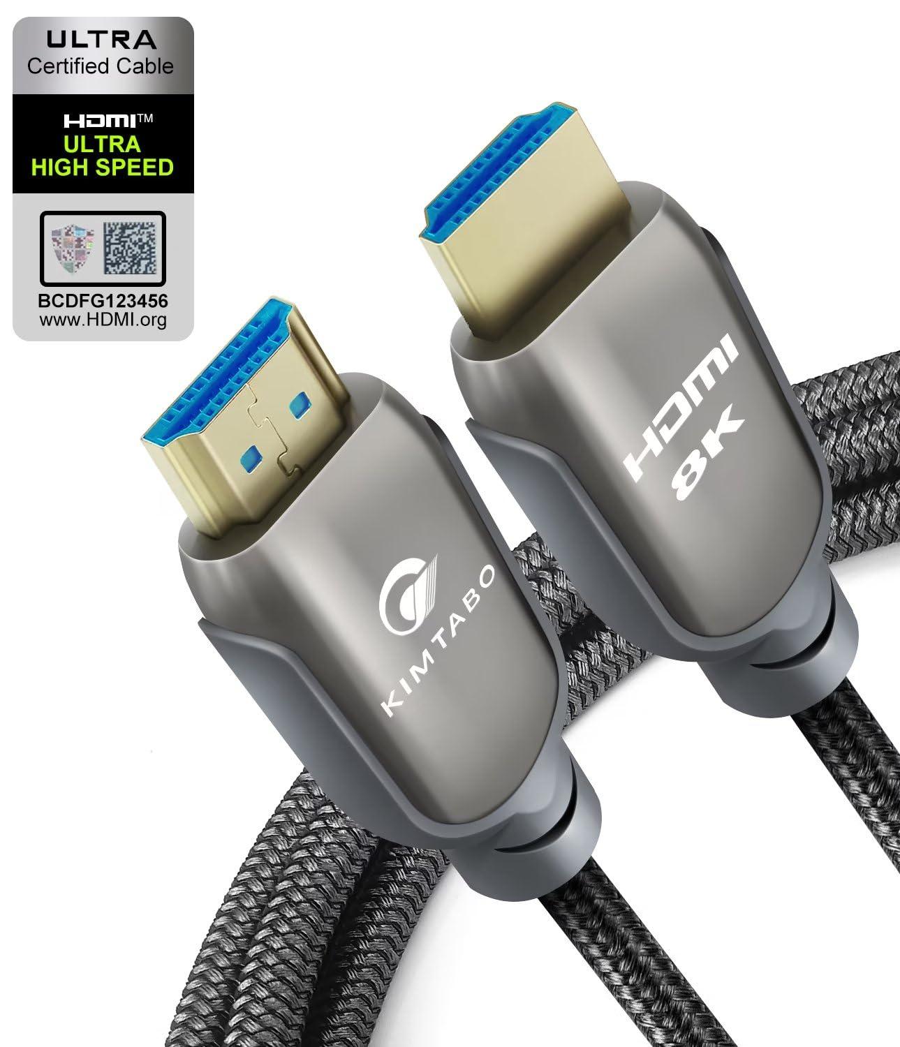 8K HDMI 2.1 Cable Tested: 48Gbps, eARC, 144Hz for 4K Gaming (PS5/Xbox/Apple TV)