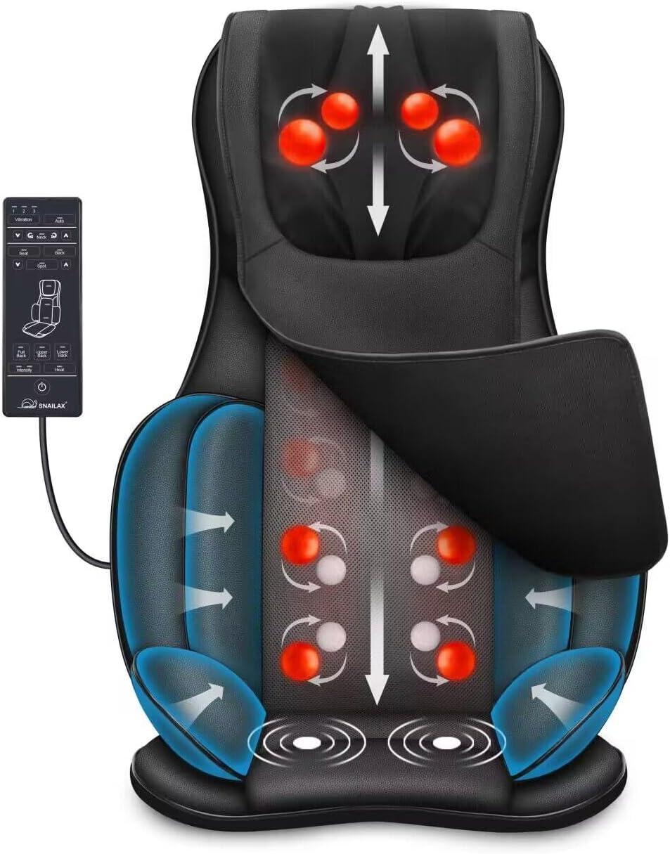 Snailax Neck Massager Showdown: Heat vs. Shiatsu, Rolling vs. Full Body for Gift-Seeking Shoppers…