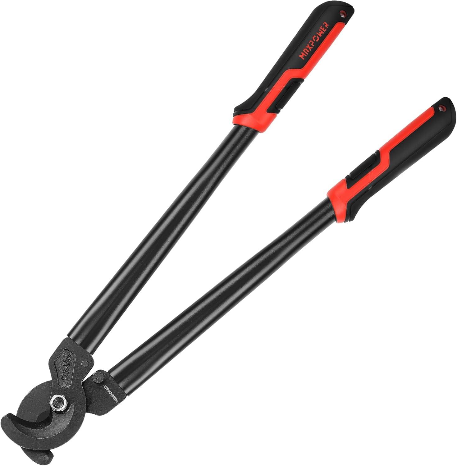 MAXPOWER 17-Inch Tested Cable Cutter: Surprising Precision for 150mm² Aluminum, Copper, & Communications Wire
