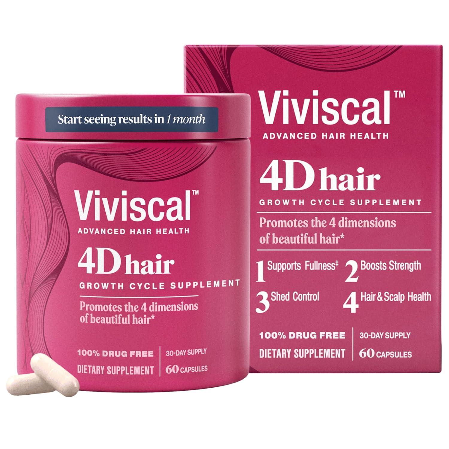 Surprising Insight: Viviscal 4D's 30-Day Keratin Blend Tested for Women's Hair (Zinc, Biotin Mix)
