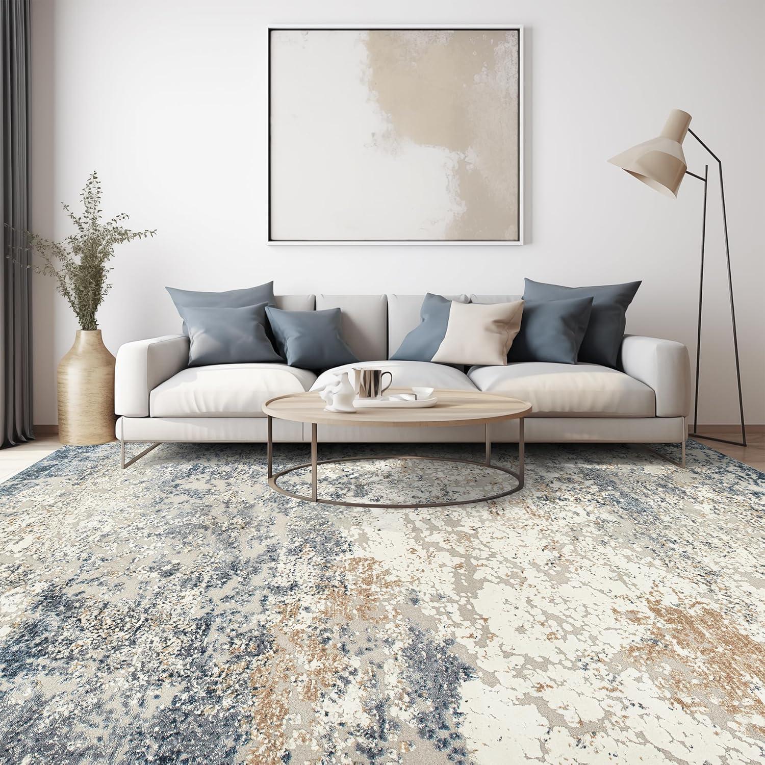 Art&Tuft Rug Compared: Washable, Anti-Slip, Stain Resistant, Foldable - Tested for Modern Living Room Use (5'x7')