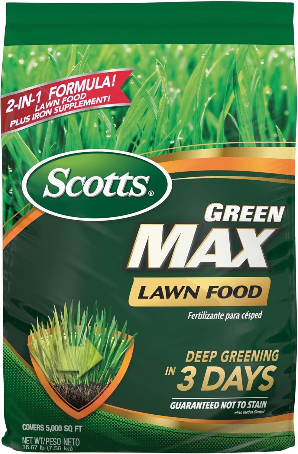 Scotts Green Max Lawn Food Tested vs. Lawn Fertilizer Plus Iron's 3-Day Boost