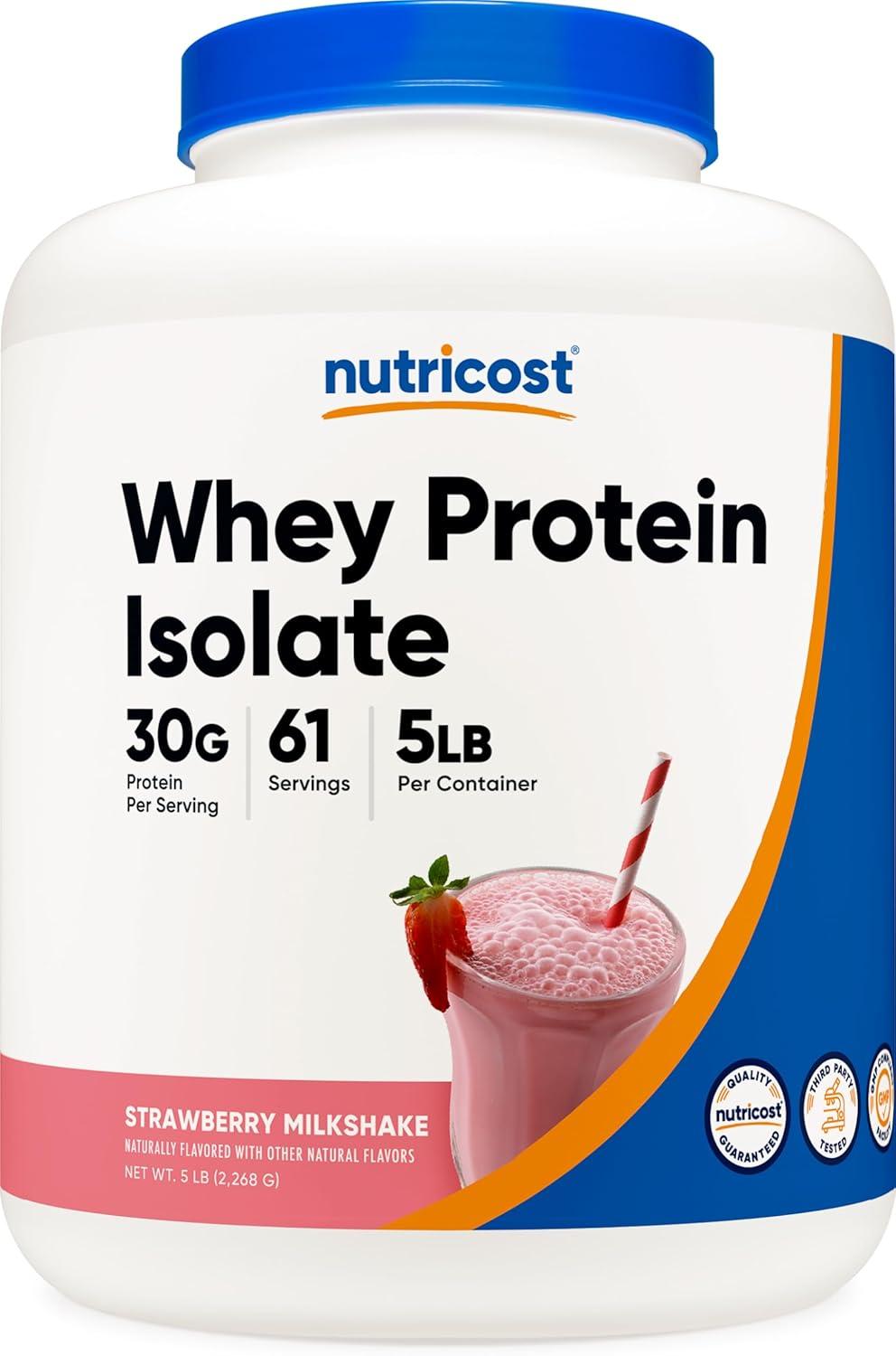 Strawberry Milkshake Flavor vs 5LBS Size: Whey Protein Powder's Surprising... Cost-Efficiency for Budget-Conscious Gymners