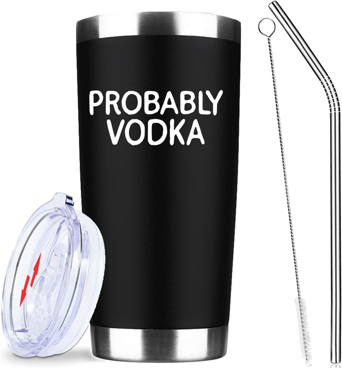 Showdown: 20 Oz Insulated Tumbler, Vodka Mug - Tested for Travel