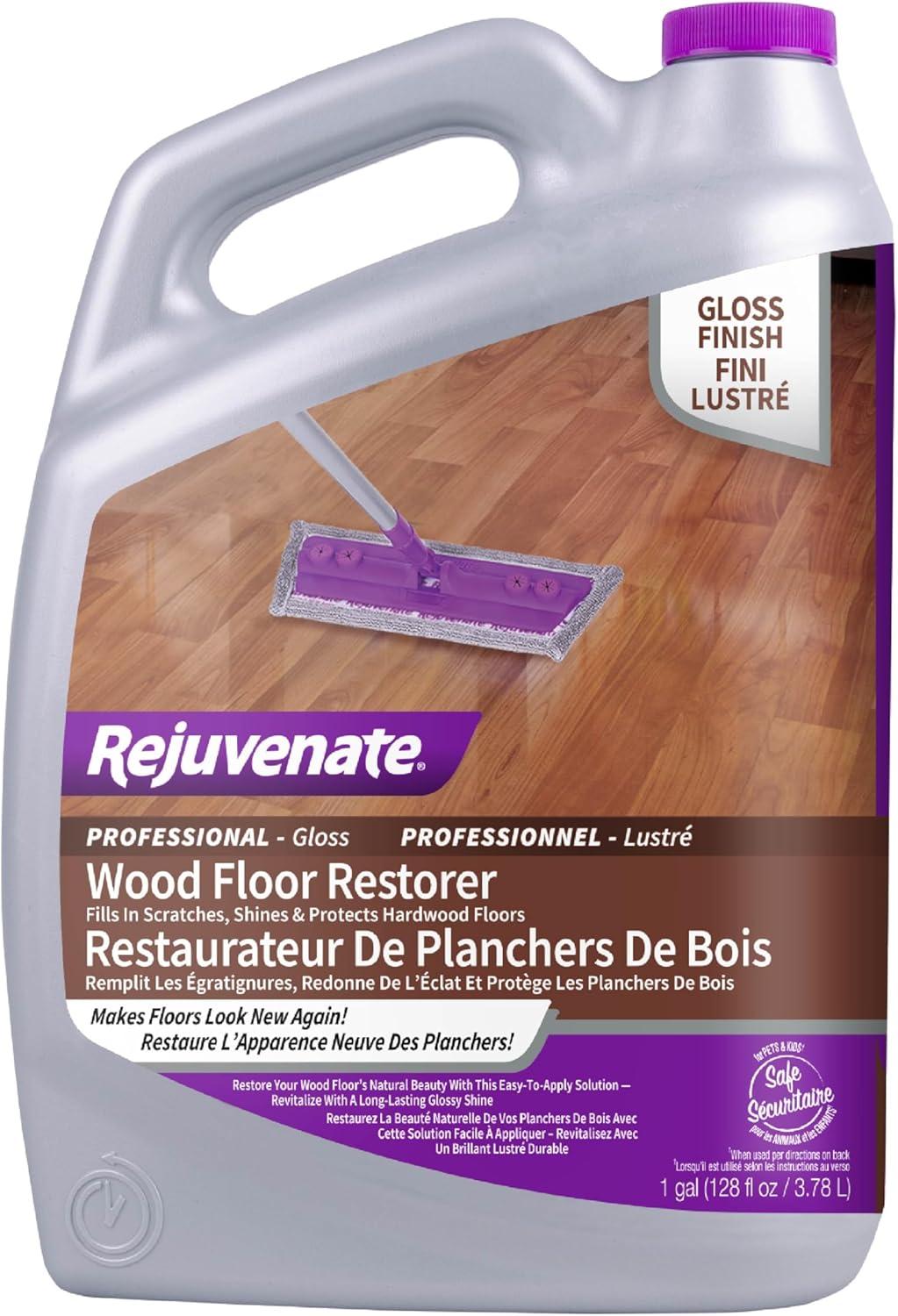 Rejuvenate vs. Eco-Friendly Wood Floor Showdown: Durable Finish & Easy Mop On Application