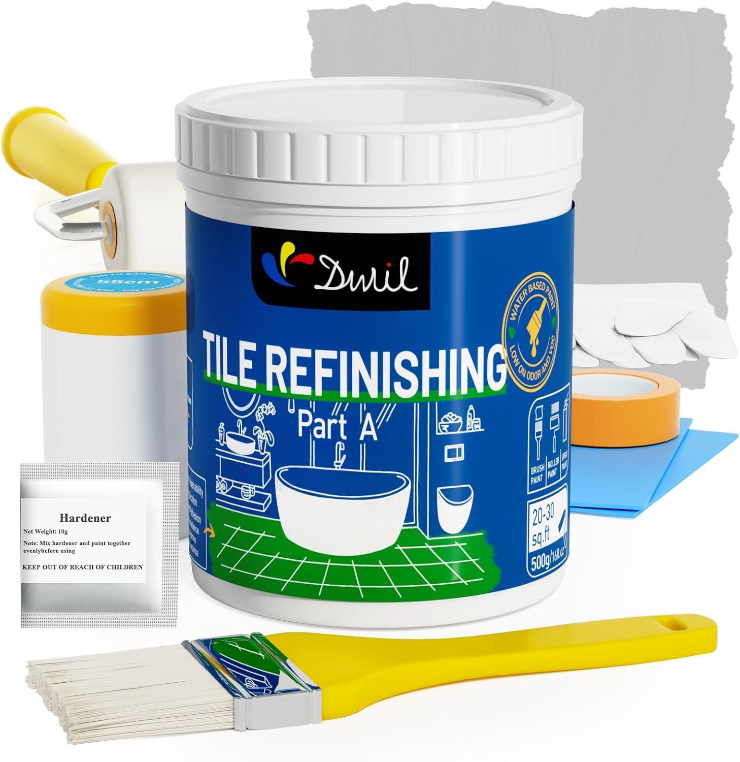 DWIL Tub Paint Showdown: Low Odor, 25-30sq.ft. Coverage, Easy Use for Surprising Bathroom Upgrades