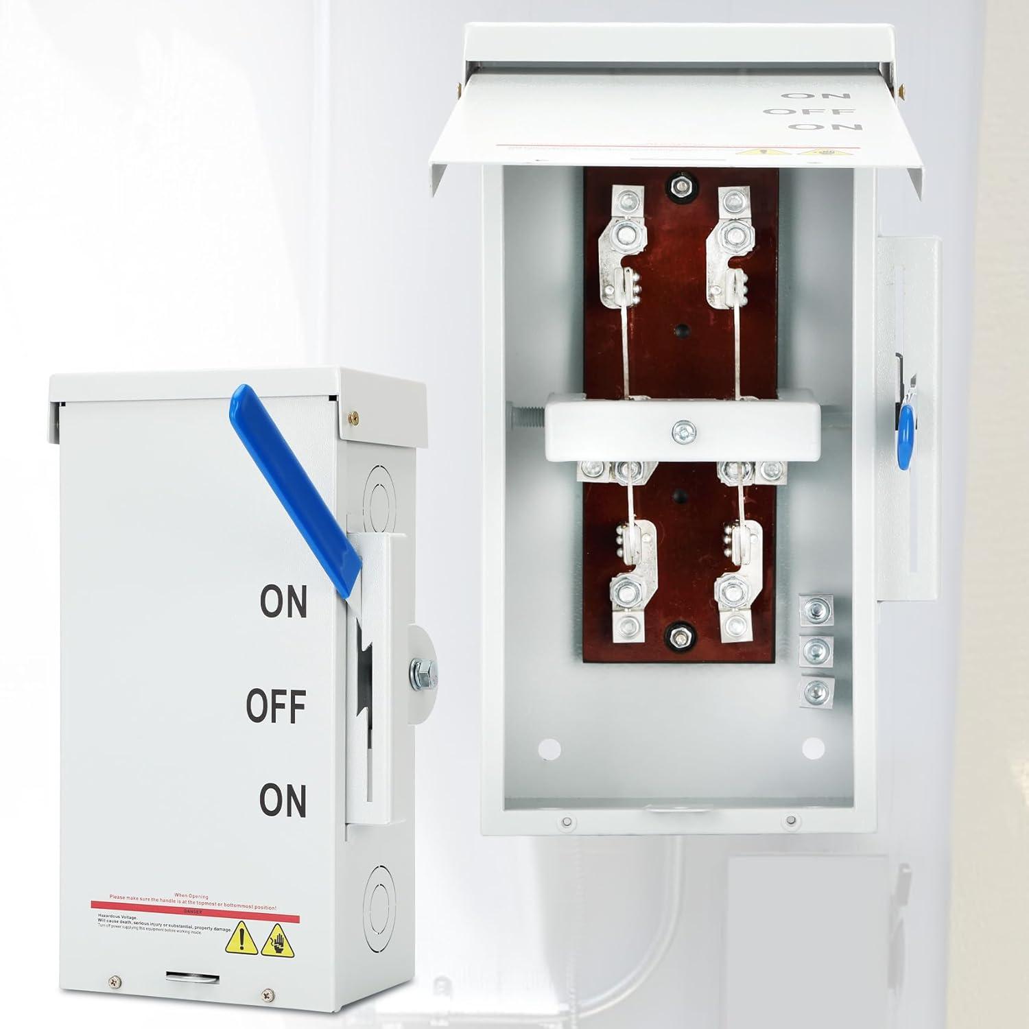 24000W vs 100A Generator Transfer Switch: NEMA 3R Tested for Outdoor Reliability