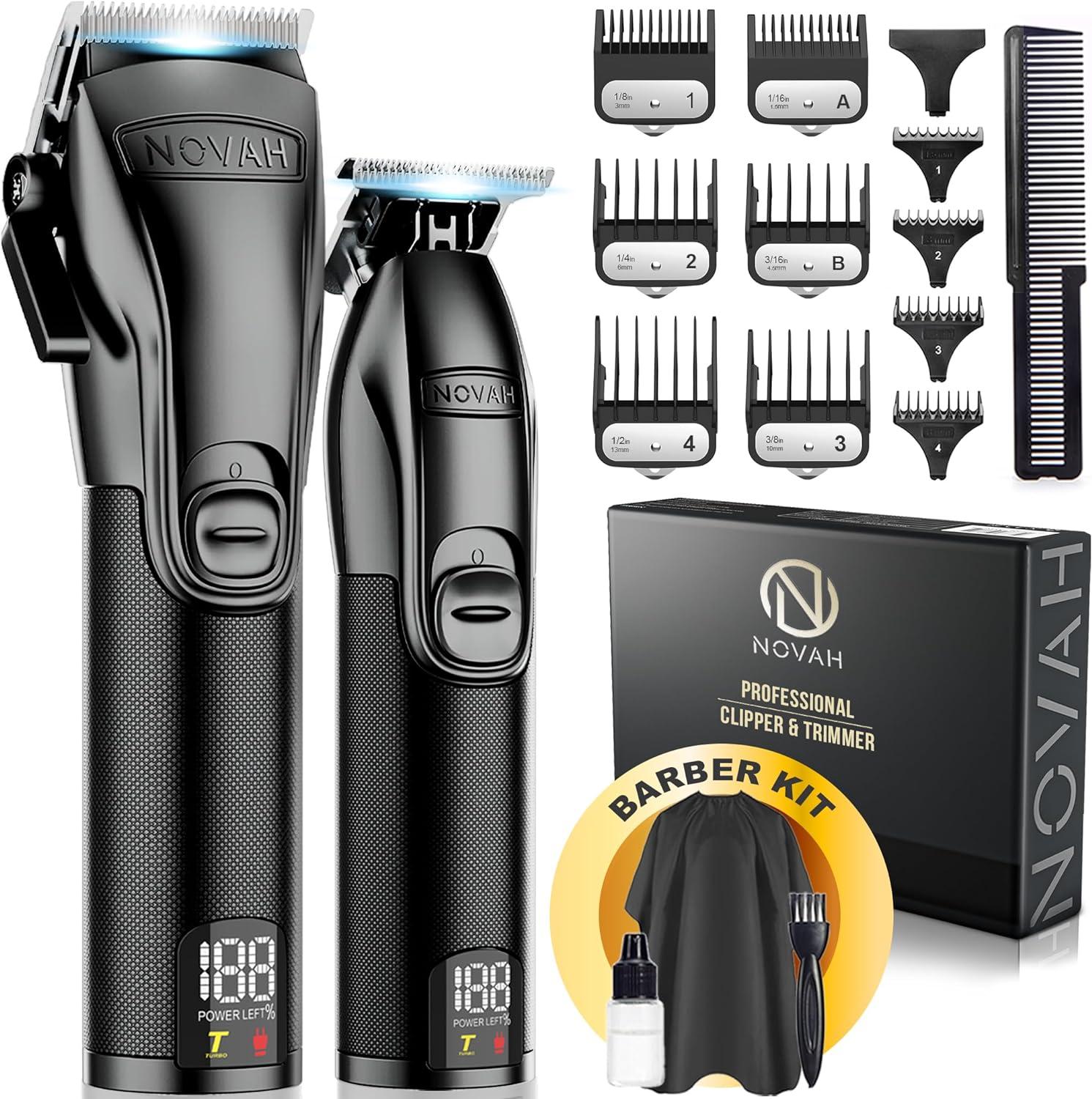 Novah® Cordless Clippers, Professional Set & Fade Tool: Compared for Surprising Precision in Modern Haircutting