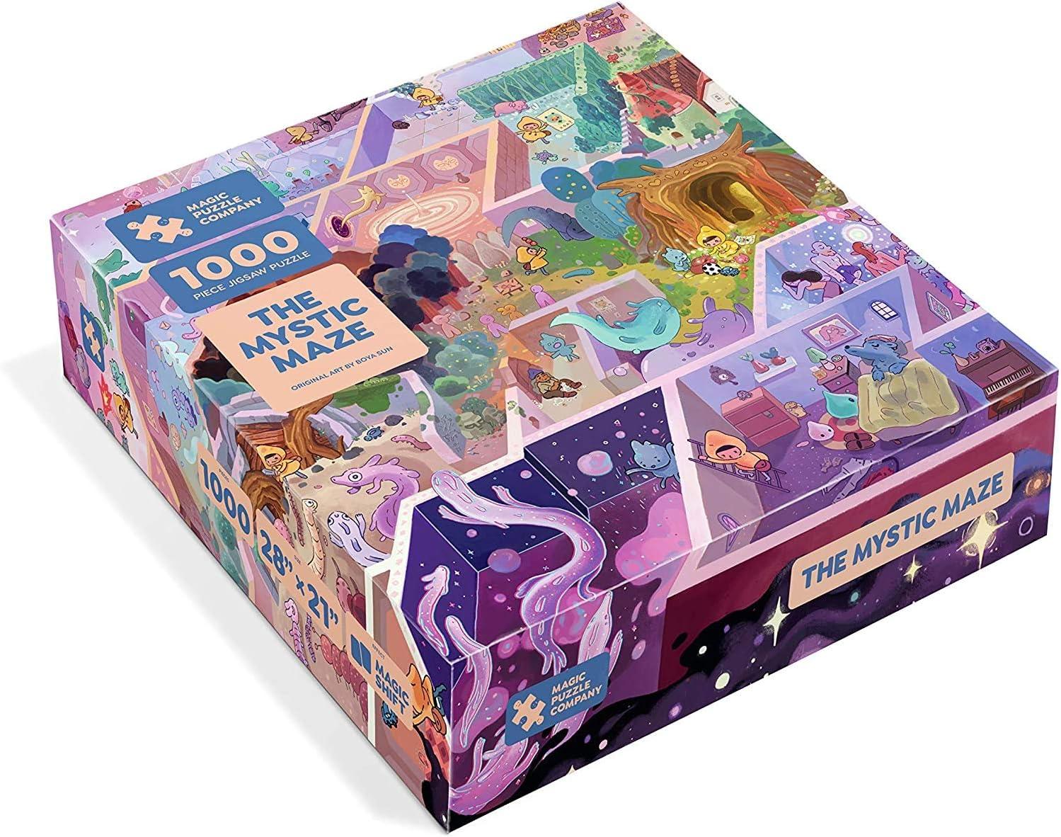 Showdown: Hidden Message in Mystic Maze • 1000-Piece Jigsaw (Surprising Complexity)