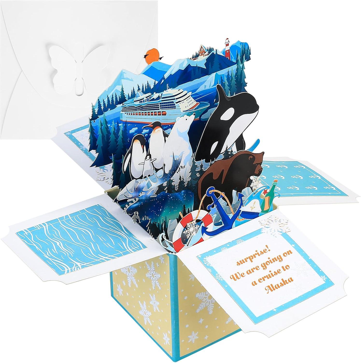 Surprising Alaska Cruise Reveal: 3D Pop-Up Card - Tested for Magic