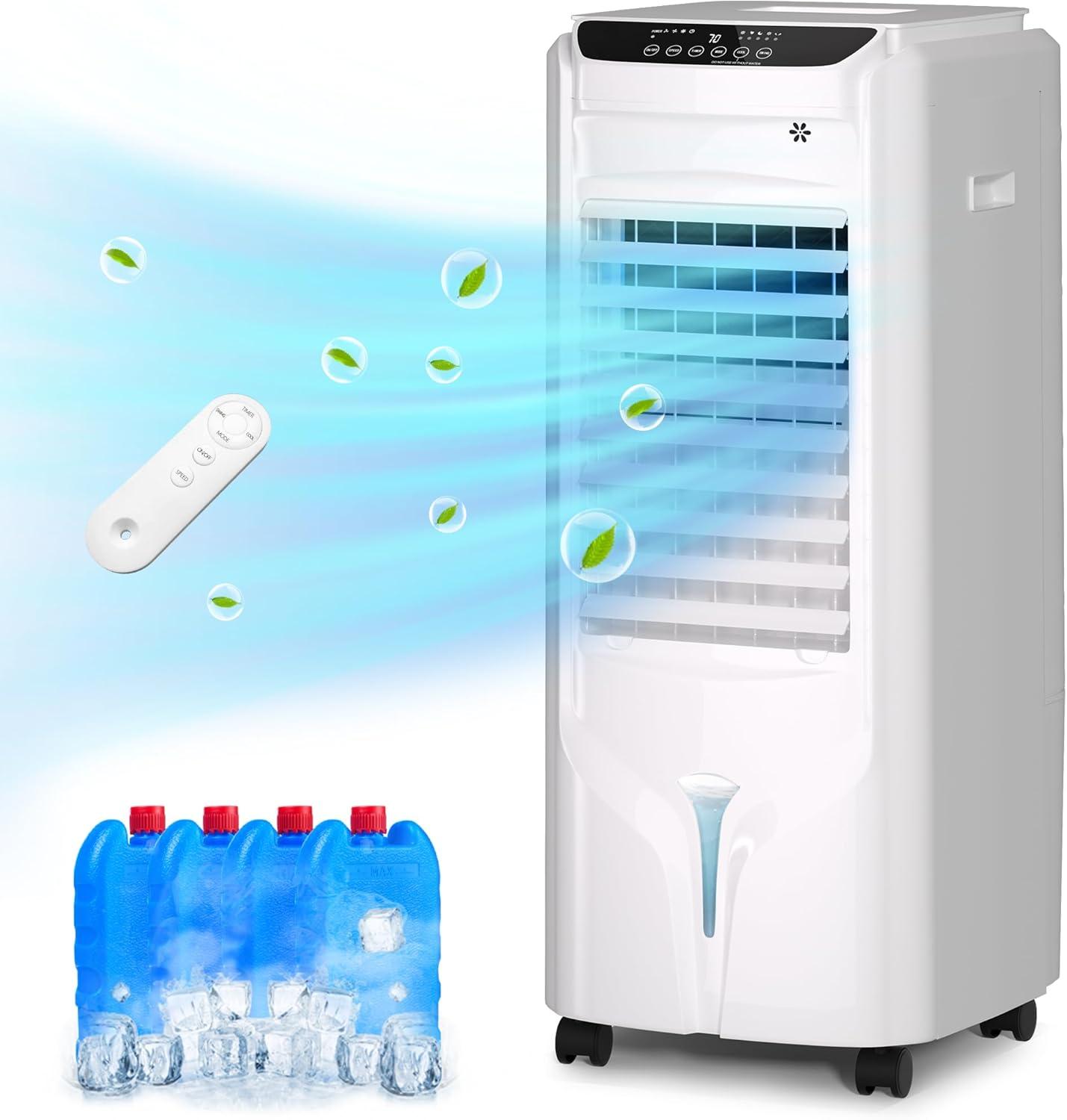 Swamp Cooler Showdown: 3 IN 1, 4.2 Gal, 120° Oscillation - Tested for Bedroom Use