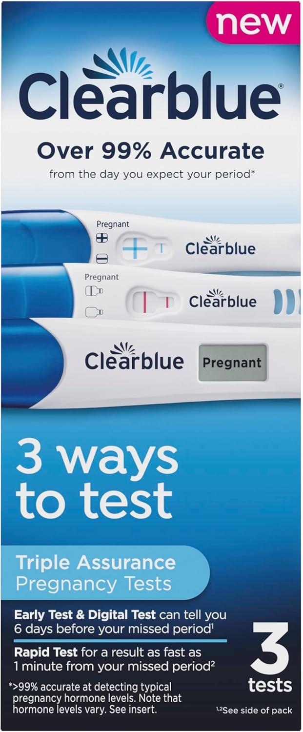 Clearblue Triple Assurance vs Home Tests: 3 Ways Tested, 3 Ct, Surprising Accuracy