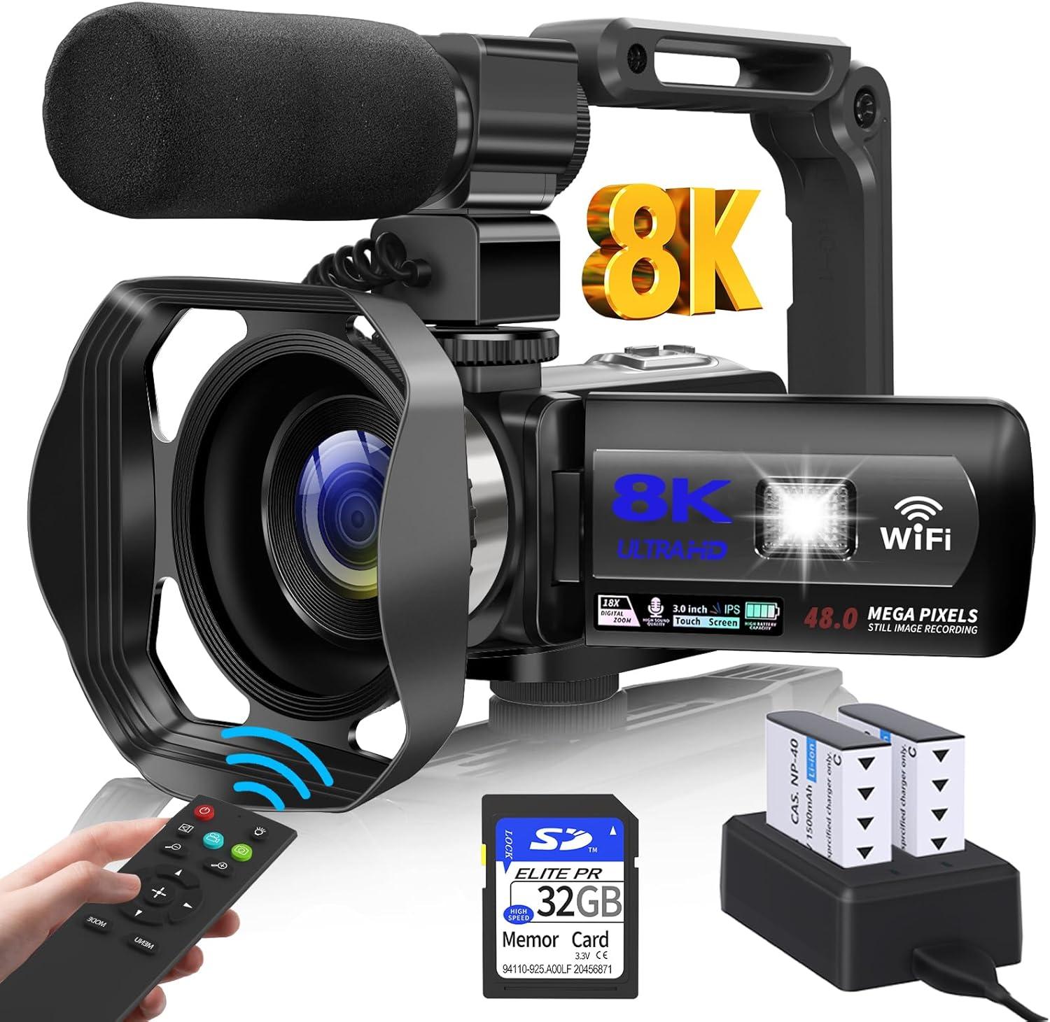 8K Camcorder Showdown: Surprising Night Vision for Unseen Moments