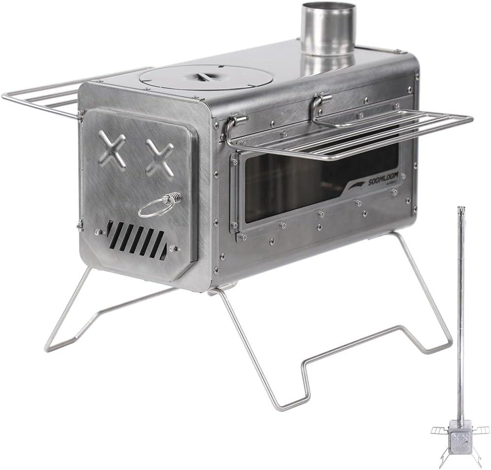 Compact Efficiency, Dual-Purpose Power: Tested for Portable Camping (Firewood & Pellets)