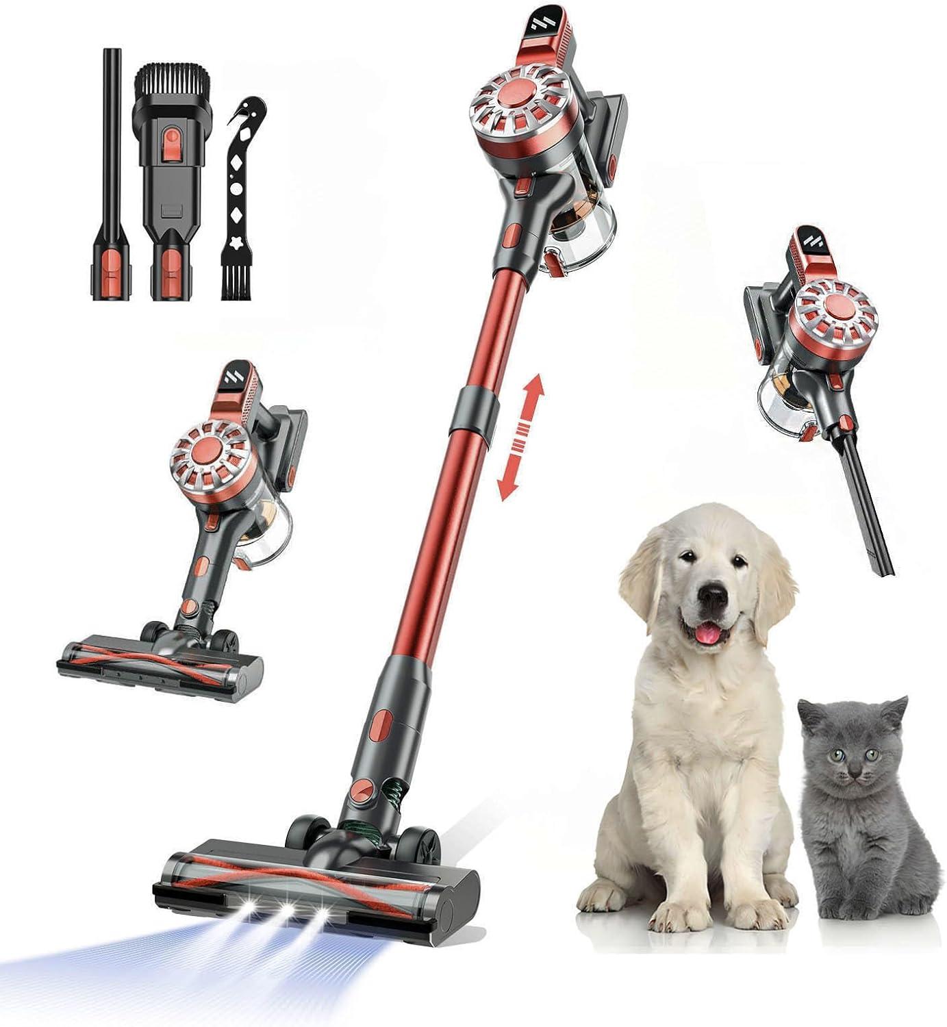 Cordless Vacuum Cleaner: Surprising Power in 600W Motor & 11-Level Filtration