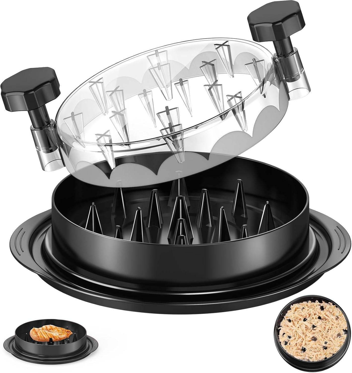 SoulLife Chicken Shredder Tested: 8-Inch, Clear Lid, Twist Design