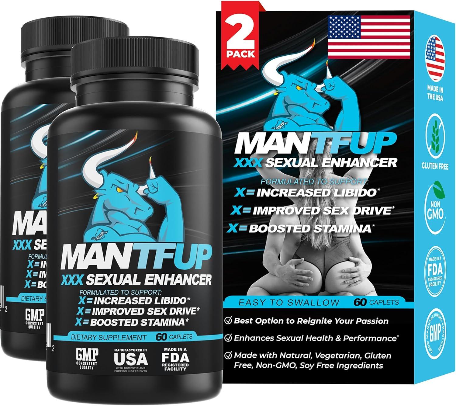 Daily Sexual Enhancer for Men Compared to Testosterone Boosters: Surprising Insight on Fast-Acting Enhancement... (120 Count, Pack of 2)