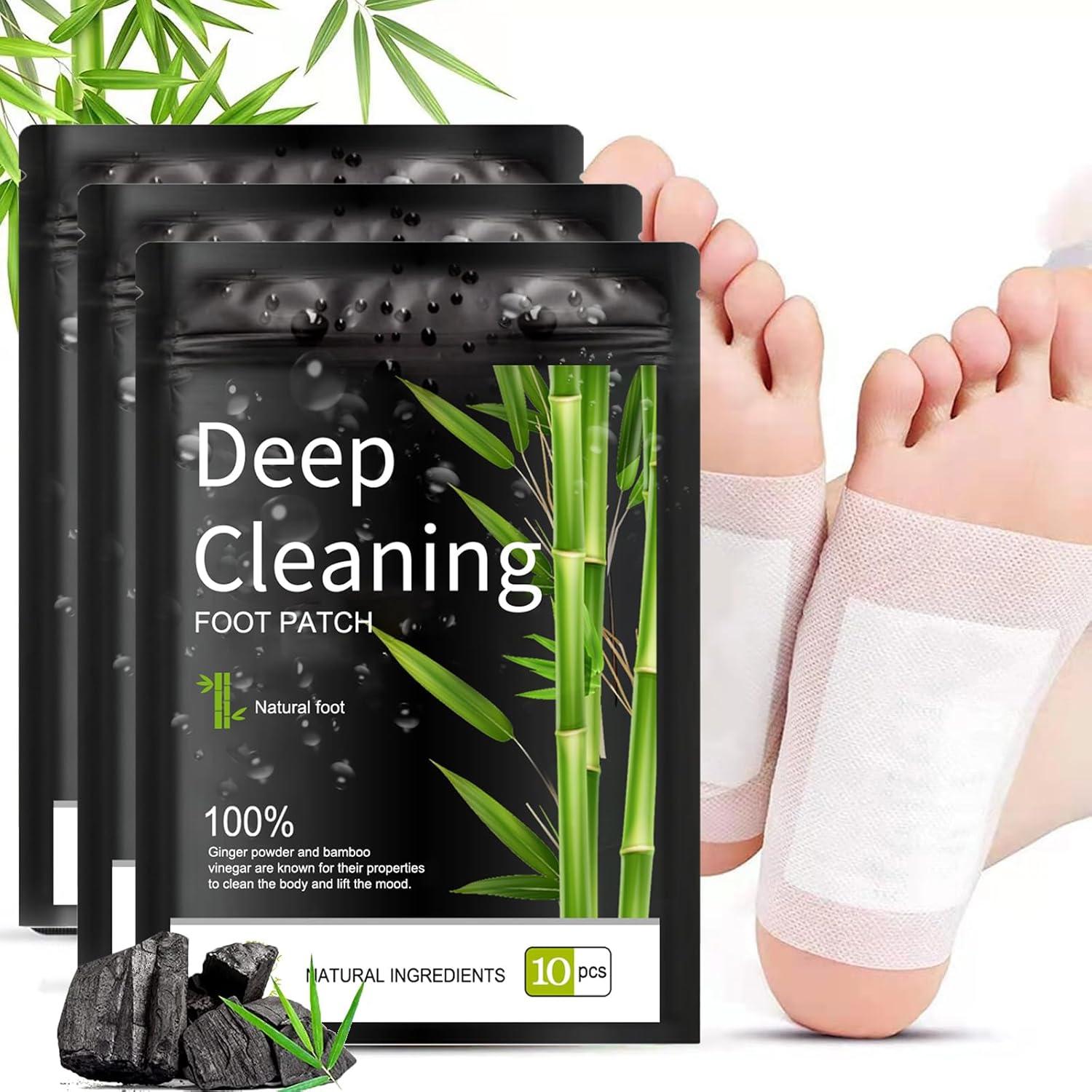 Surprising Stress Relief: Natural Foot Pads for Better Sleep & Wellness (Bamboo, Ginger)
