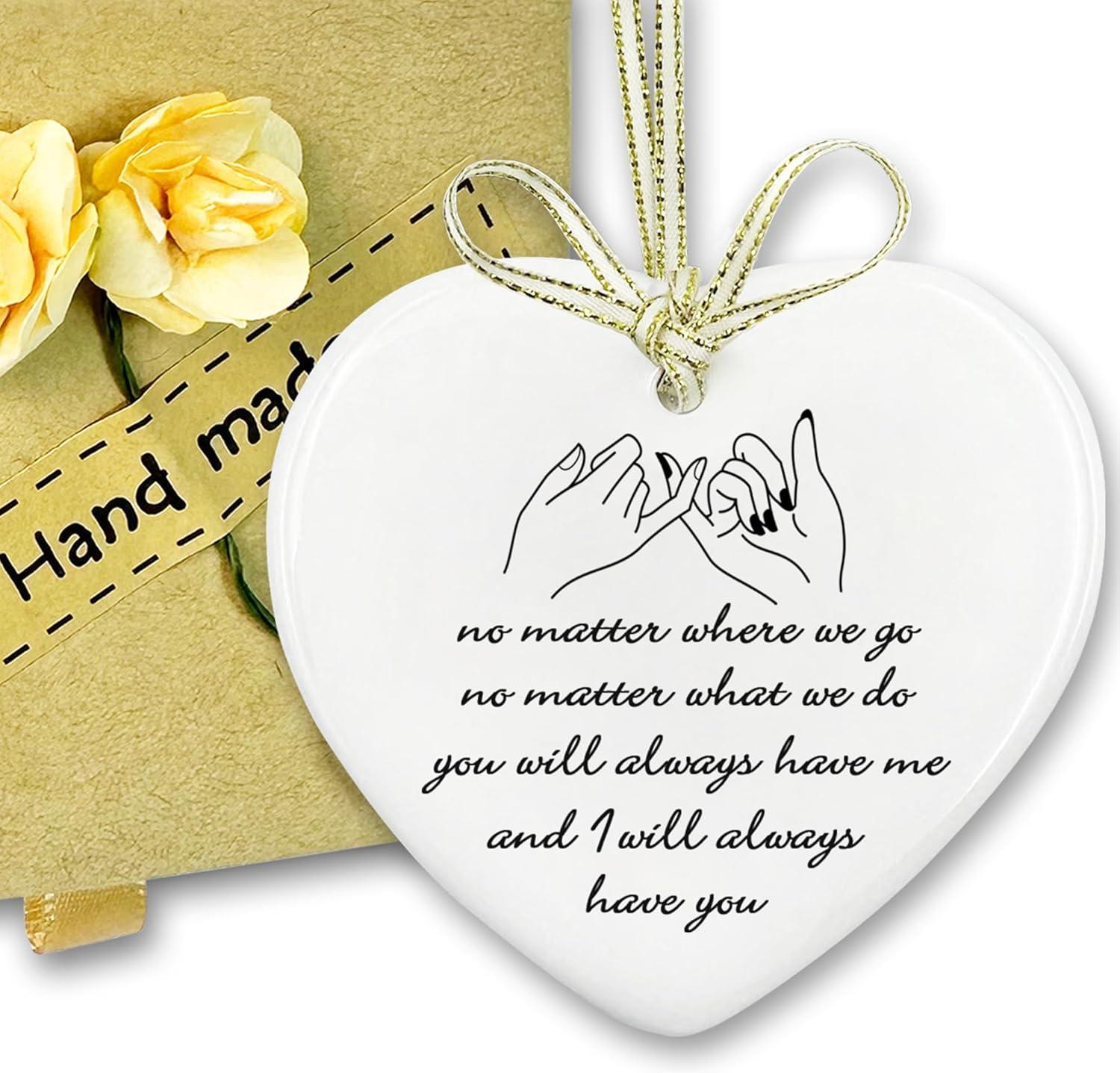 Friend Gifts for Women: Surprise Test - Ceramic Ornament vs. Endless Loop…or a Last Goodbye?