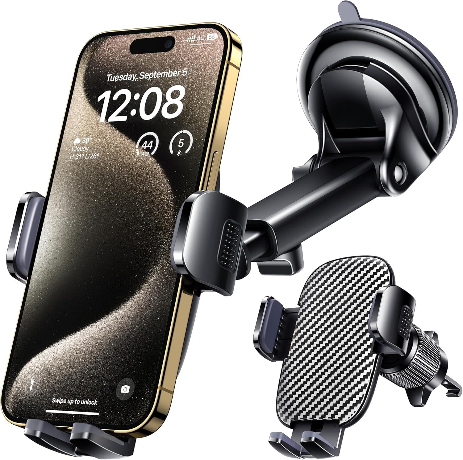3-in-1 Phone Holder Showdown: 360° Rotation Tested for Safe, Universal Fit