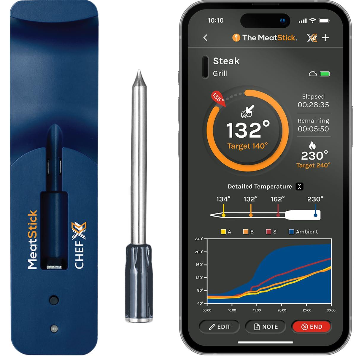 MeatStick Chef X: Tested for 650ft Outdoor BBQ Accuracy