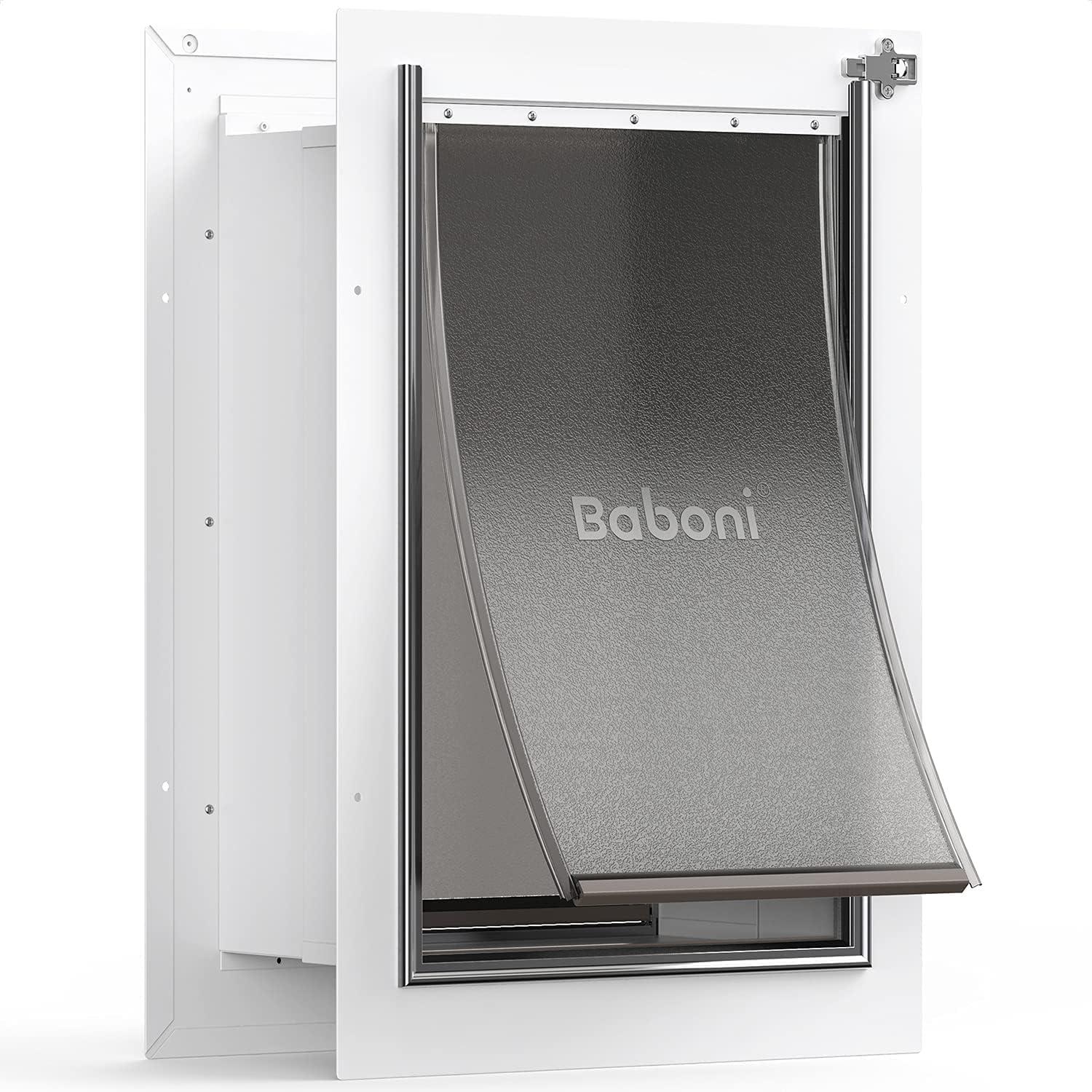 Pet Door Showdown: Baboni's Telescoping Tunnel & Double Flap Tested for 100 lb Pets