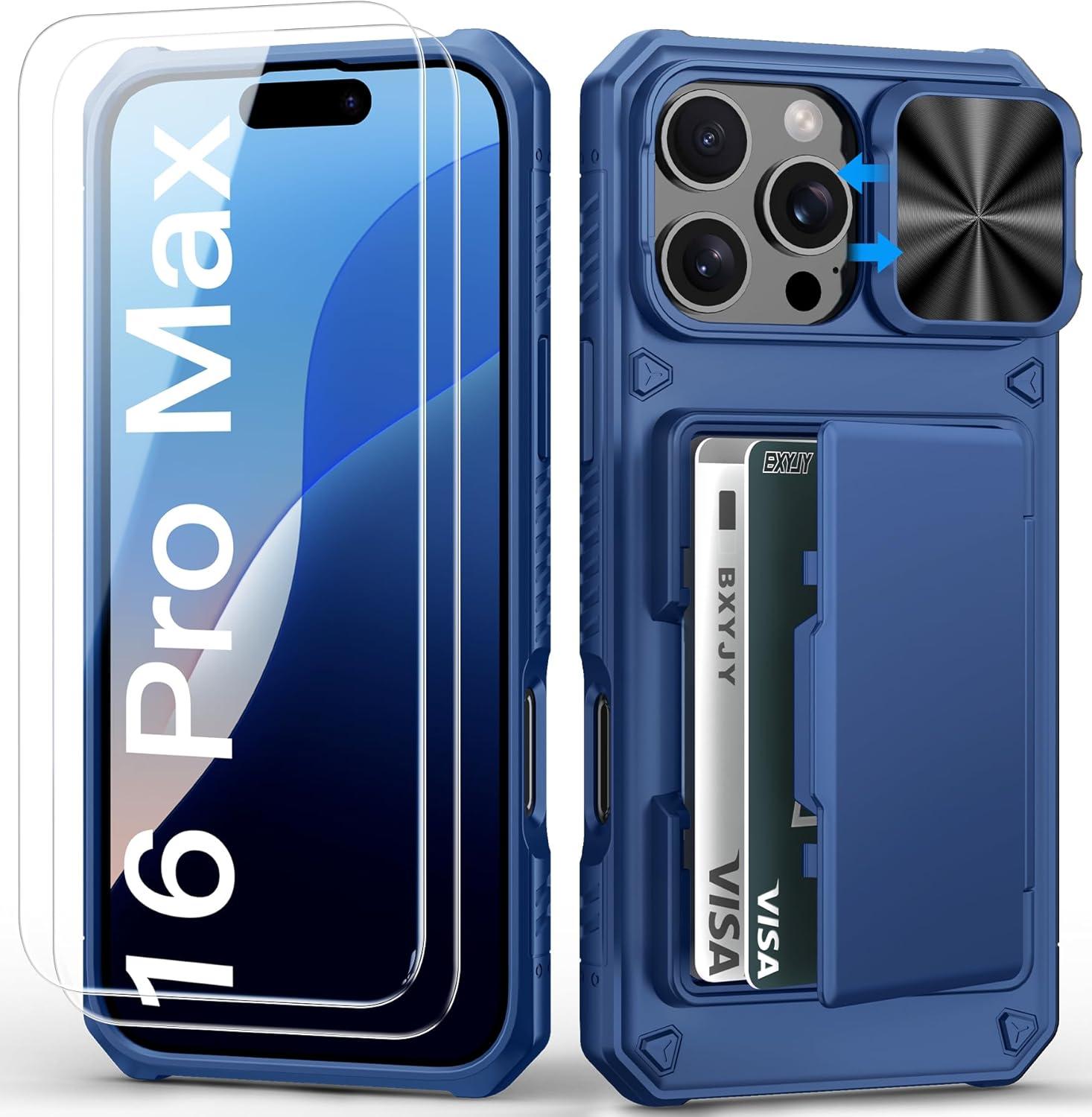 Tested iPhone 16 Case with 6000-Use Kickstand and 9H Lens Protector for Hands-Free Viewing