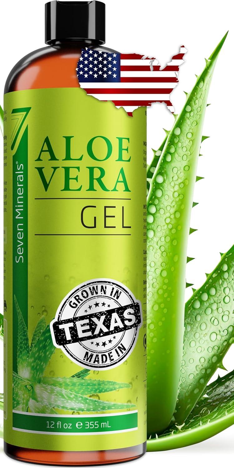 Surprising Superiority: Seven Minerals' Texas Grown Aloe Vera Gel Tested for Skin Care