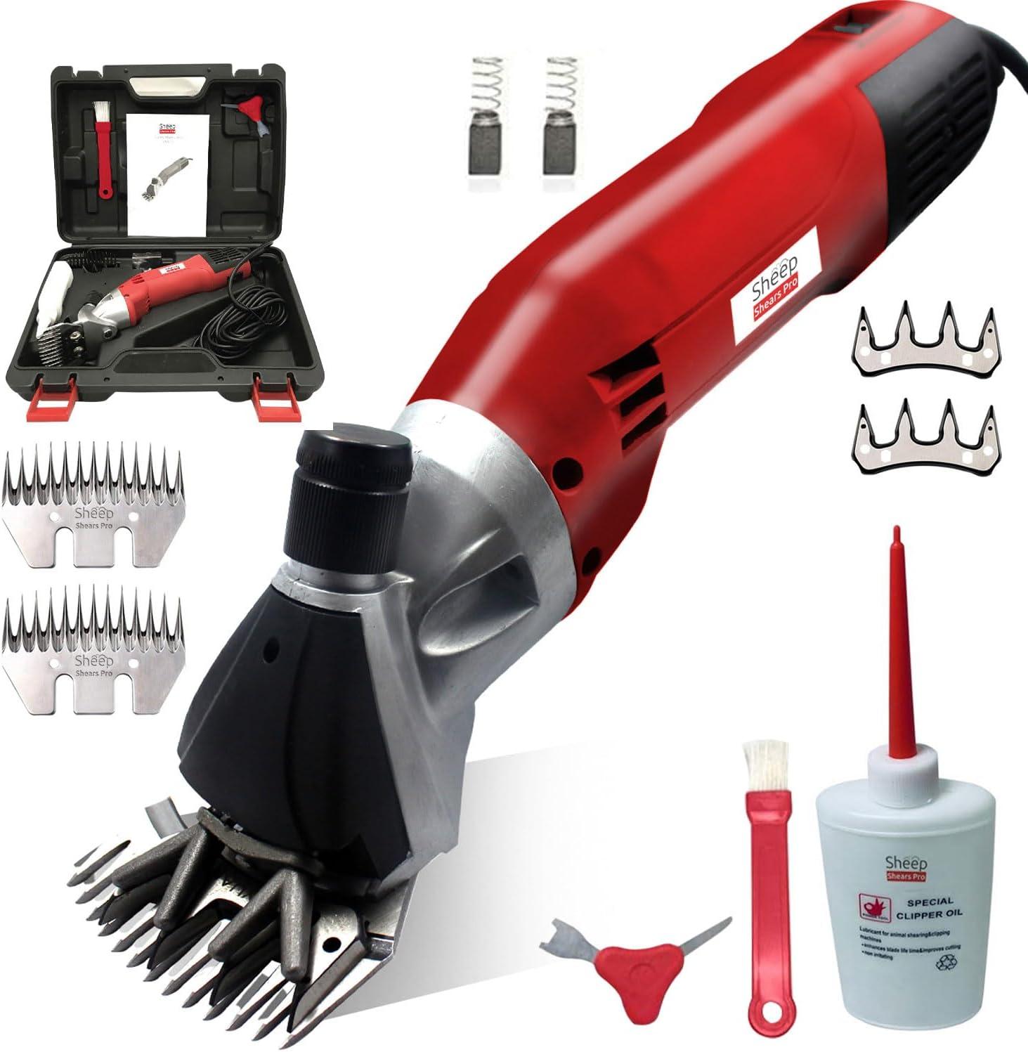 Farm Livestock Grooming Showdown: 500W Tested with 6 Speeds, Carrying Case