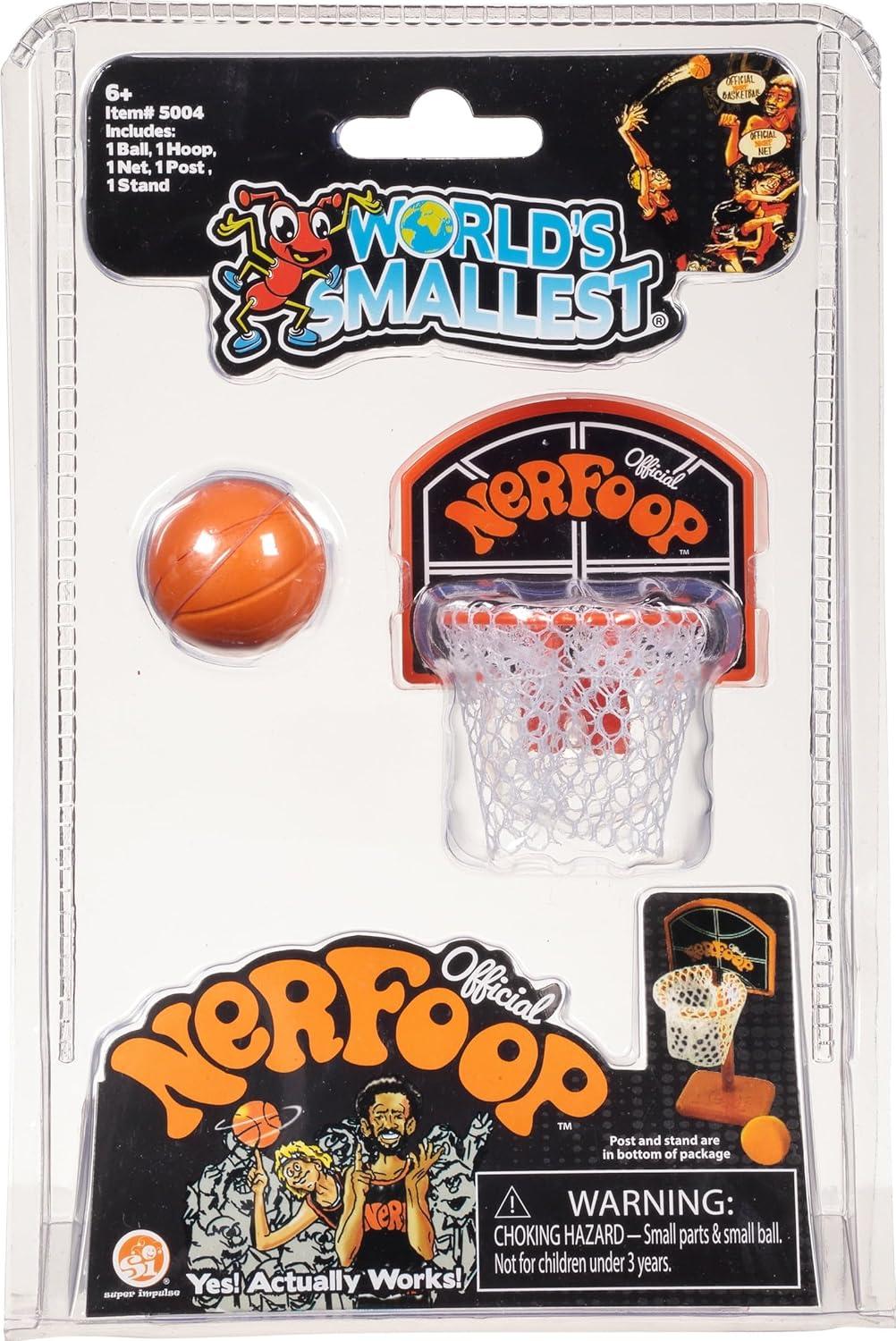 Compares: Ultra-Compact Hoop vs. Standard Nerf Ball-Tiny, Portables, Surprising?