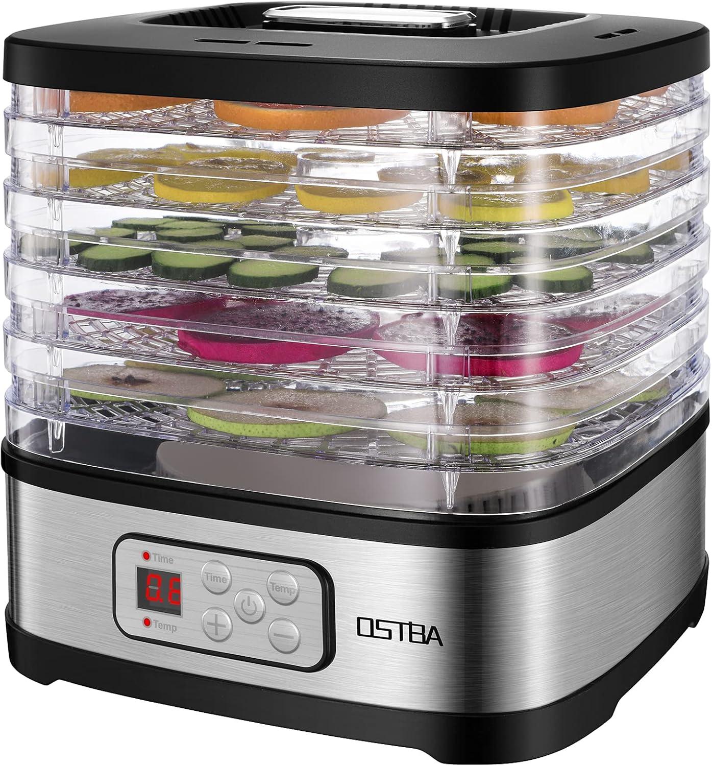 OSTBA Food Dehydrator Showdown: 5-Tray, 72H Timer, Surprising Efficiency for Home Use