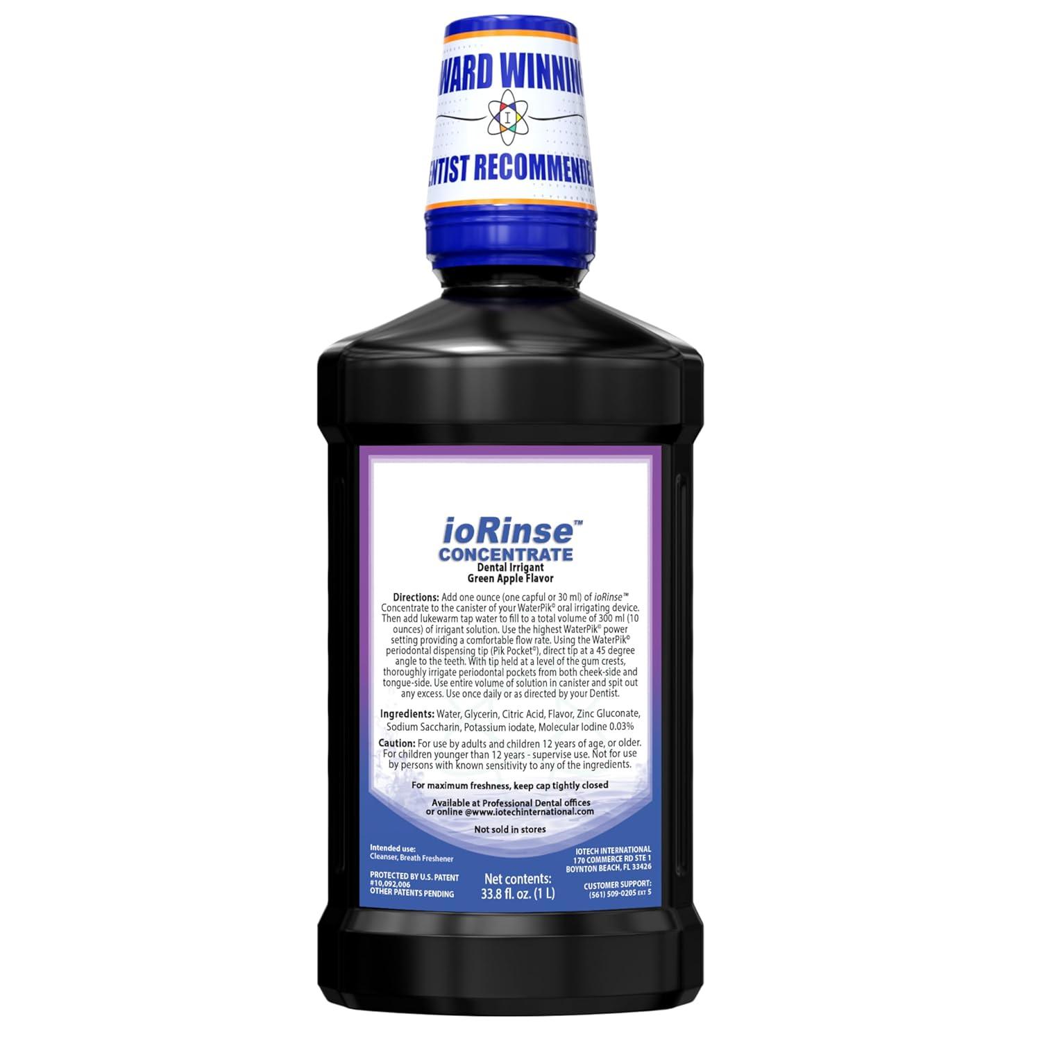 Surprising Insight: ioRinse's Active Molecular Iodine vs Alcohol-Free Irrigants - Oral Irrigation Tested
