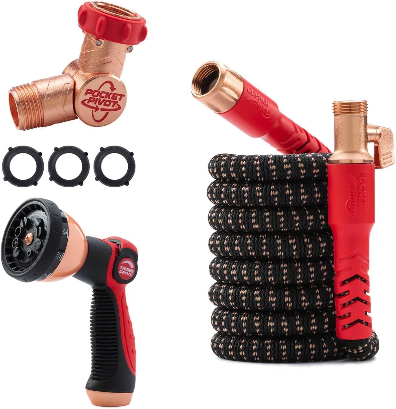 Garden Hose Showdown: 360° Swivel, Expandable, Force Field, Lead-Free, Anti-Burst-Tested