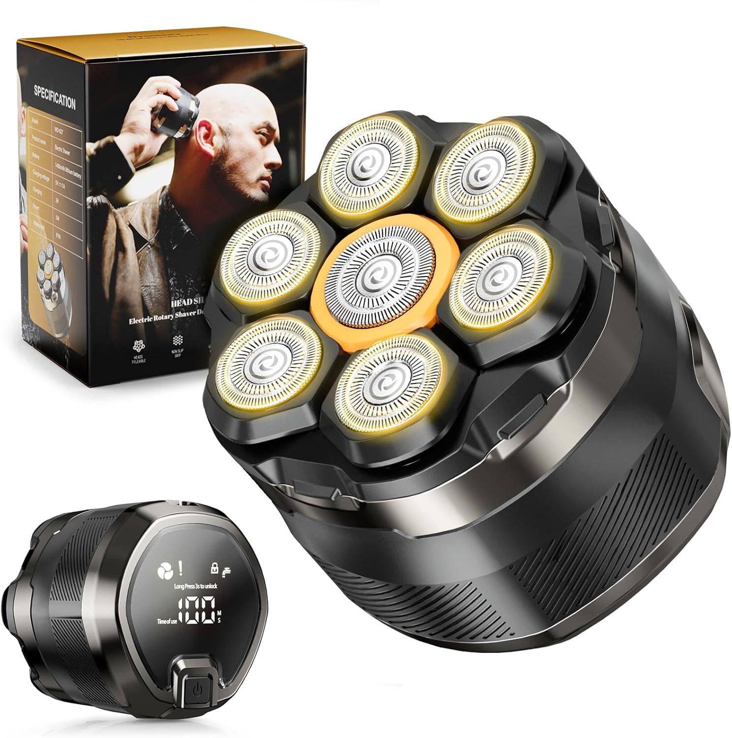 Head Shaver Showdown: 7D Electric vs Waterproof, Professional... Rechargeable