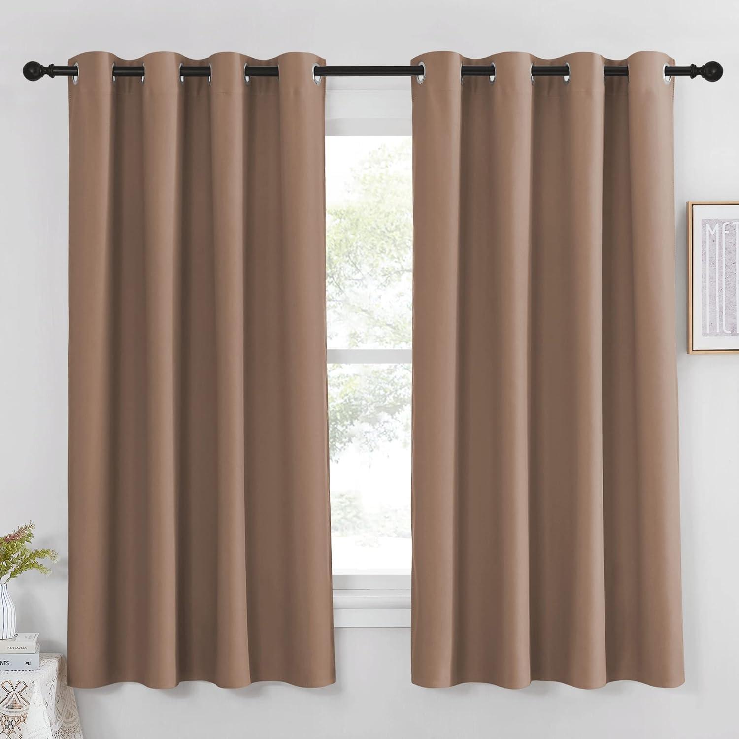 NICETOWN Blackout Curtains: 63-inch Length Tested, Thermal Insulation