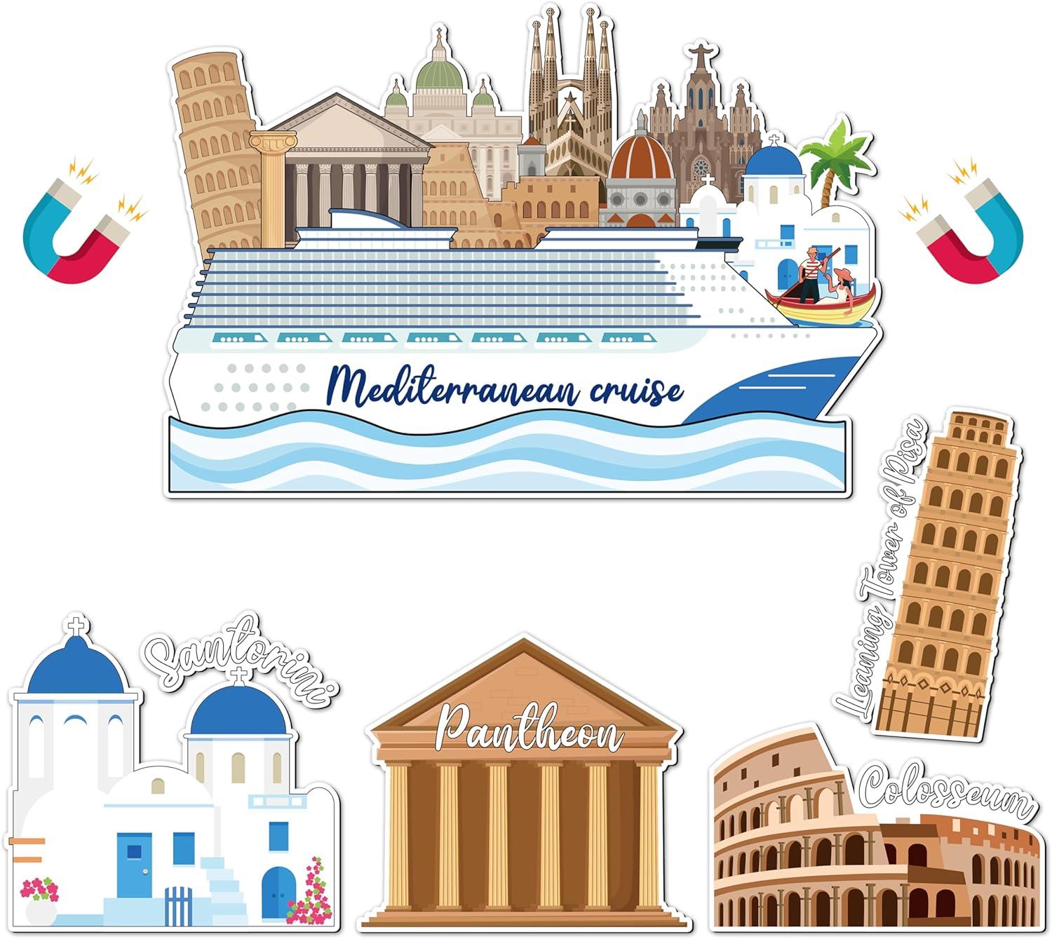 JAPBOR 5PCS Mediterranean Cruise vs. Fridge Decals: Tested Home Decor