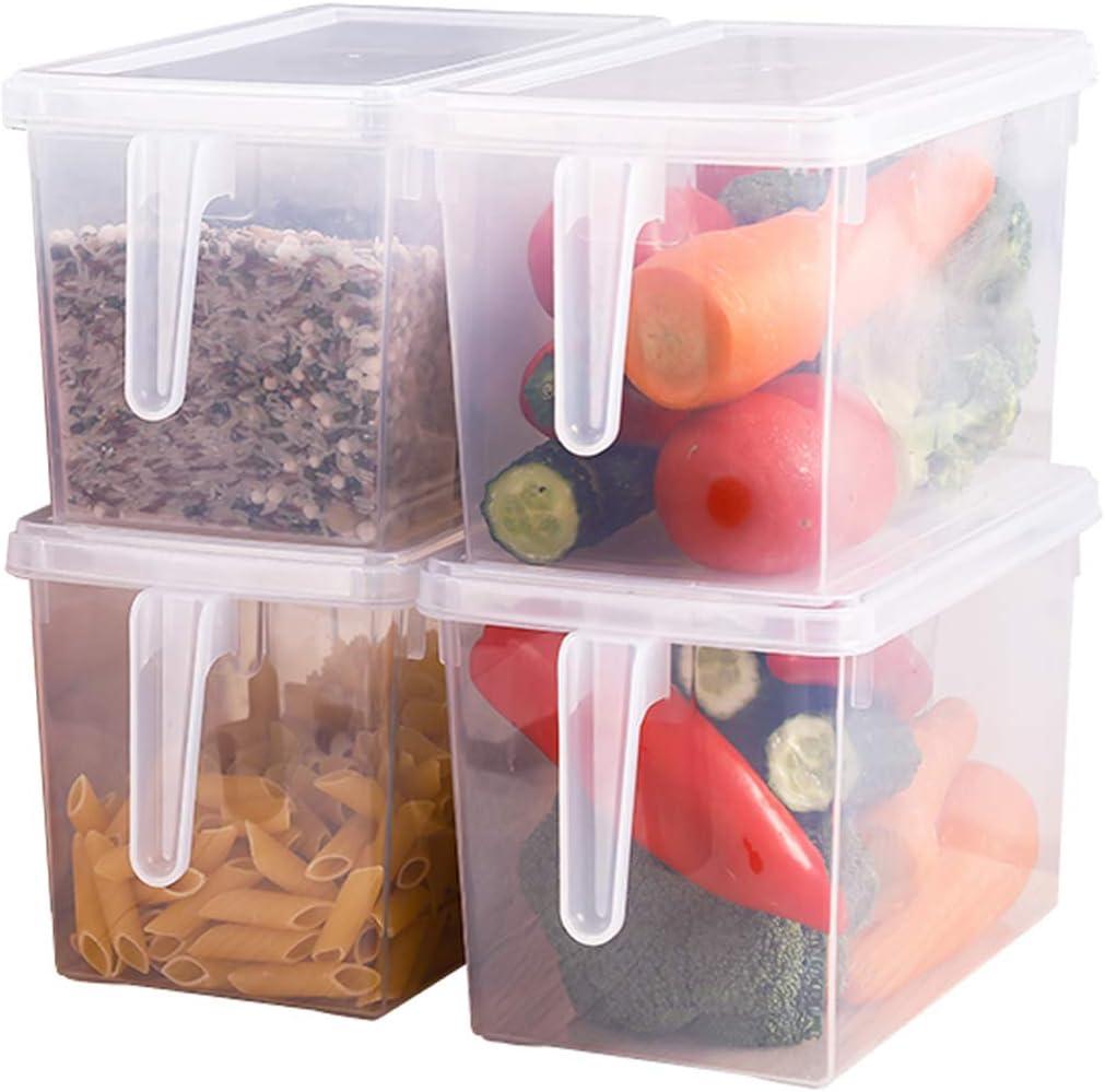 Sooyee Fridge Showdown: 4-Pack, 5L, Clear Bins with Handles-Fruit Fresh Longer?