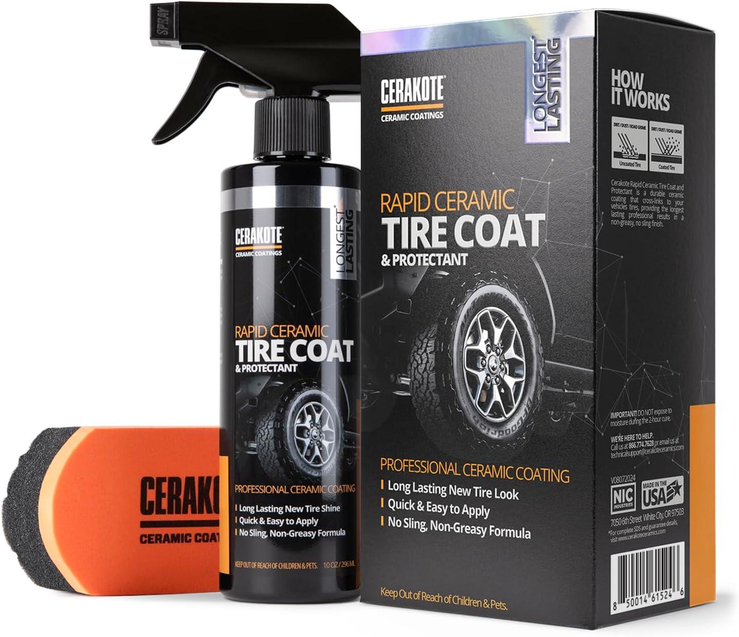 Tested Tire Care: 10x Longer Shine-No Sling, No Mess!