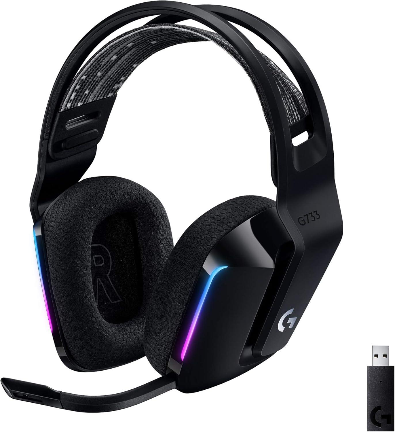 Gaming Headset Showdown: Suspension Headband Tested, LIGHTSYNC RGB, Blue VO!CE Mic & PRO-G Drivers Benefit - Black