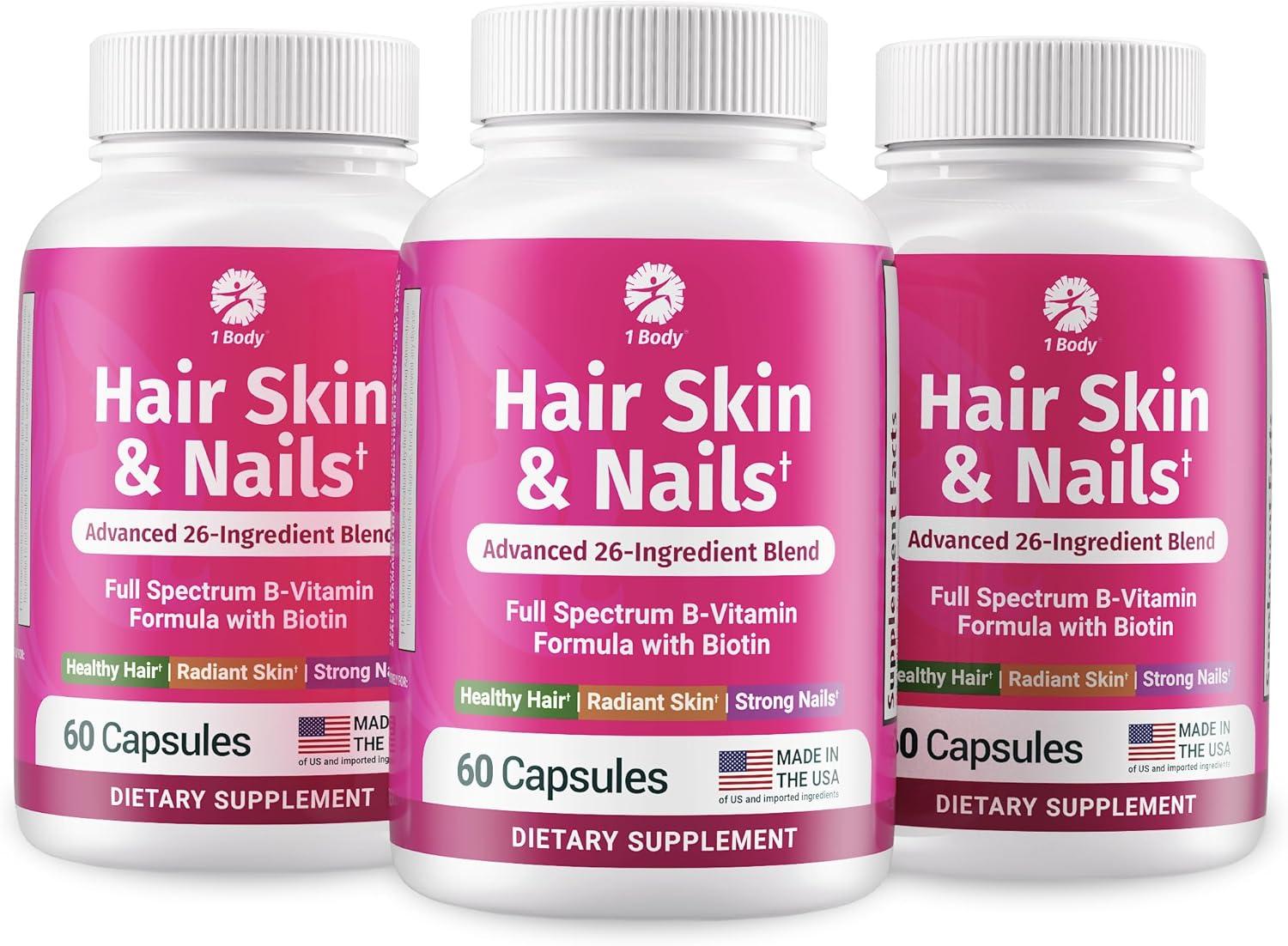 Biotin Boost Tested vs. 26-Vitamin Complex (3-Pack) - Surprising Skin & Nail Benefits for Men & Women