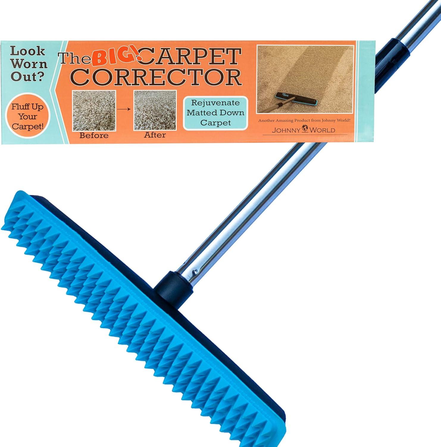 High Traffic vs Steps Showdown: Big Carpet Corrector's Size, Original's Matting Fix - Tested for Tough Floors