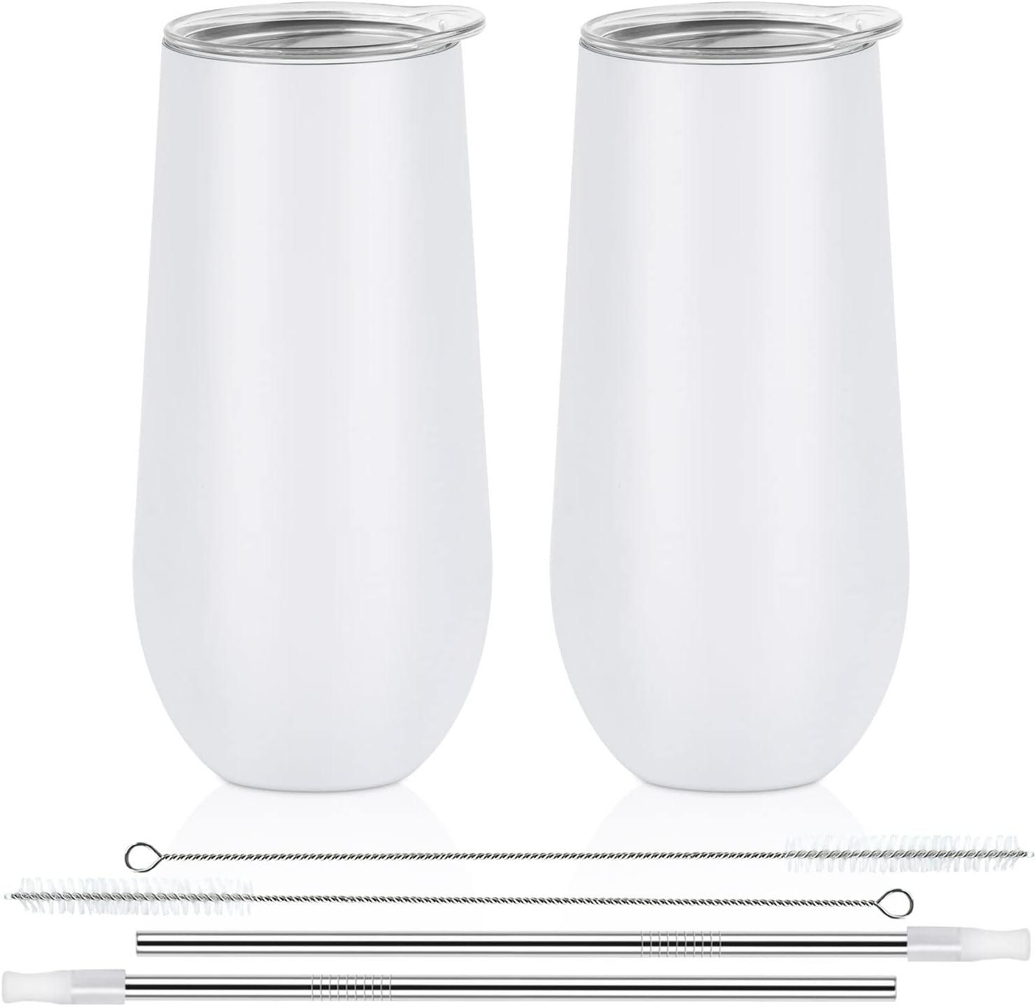 Chilled Champagne Showdown: Tested Stemless Flutes vs. Party Sprayers