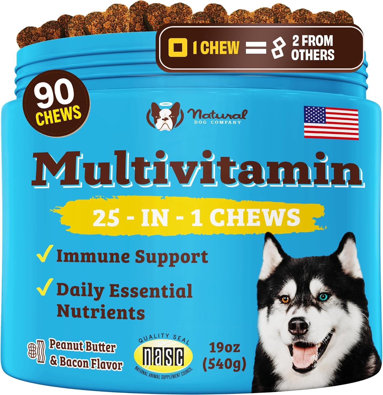 Natural Dog Company Multivitamin: Bacon Peanut Butter & 90-Count Tested - Surprising All-Breed Benefit?