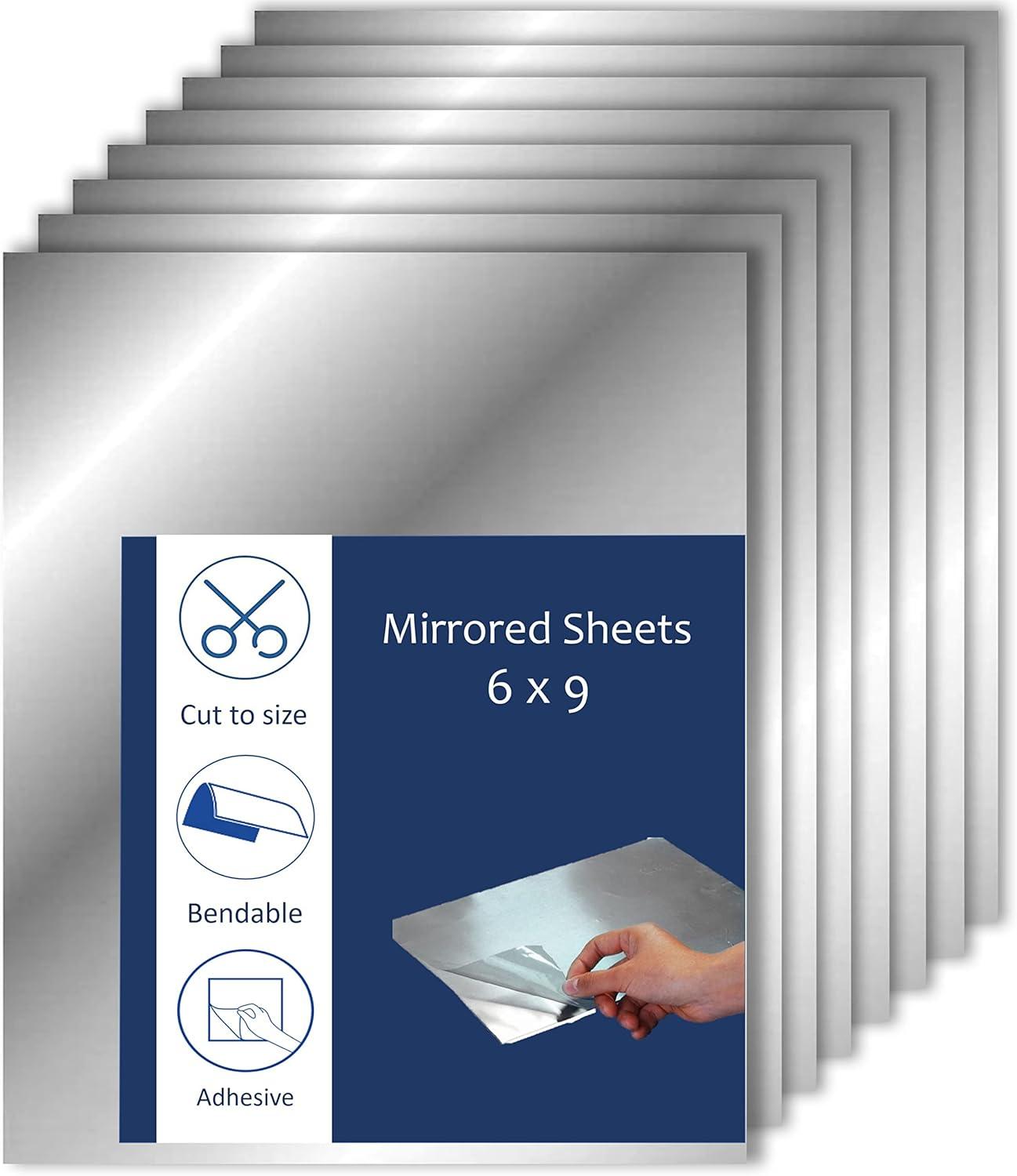 Adhesive Mirror Sheet 6x9 vs. Non-Glass Tiles: Surprising Flexibility for DIY (Cut & Stick) - Tested