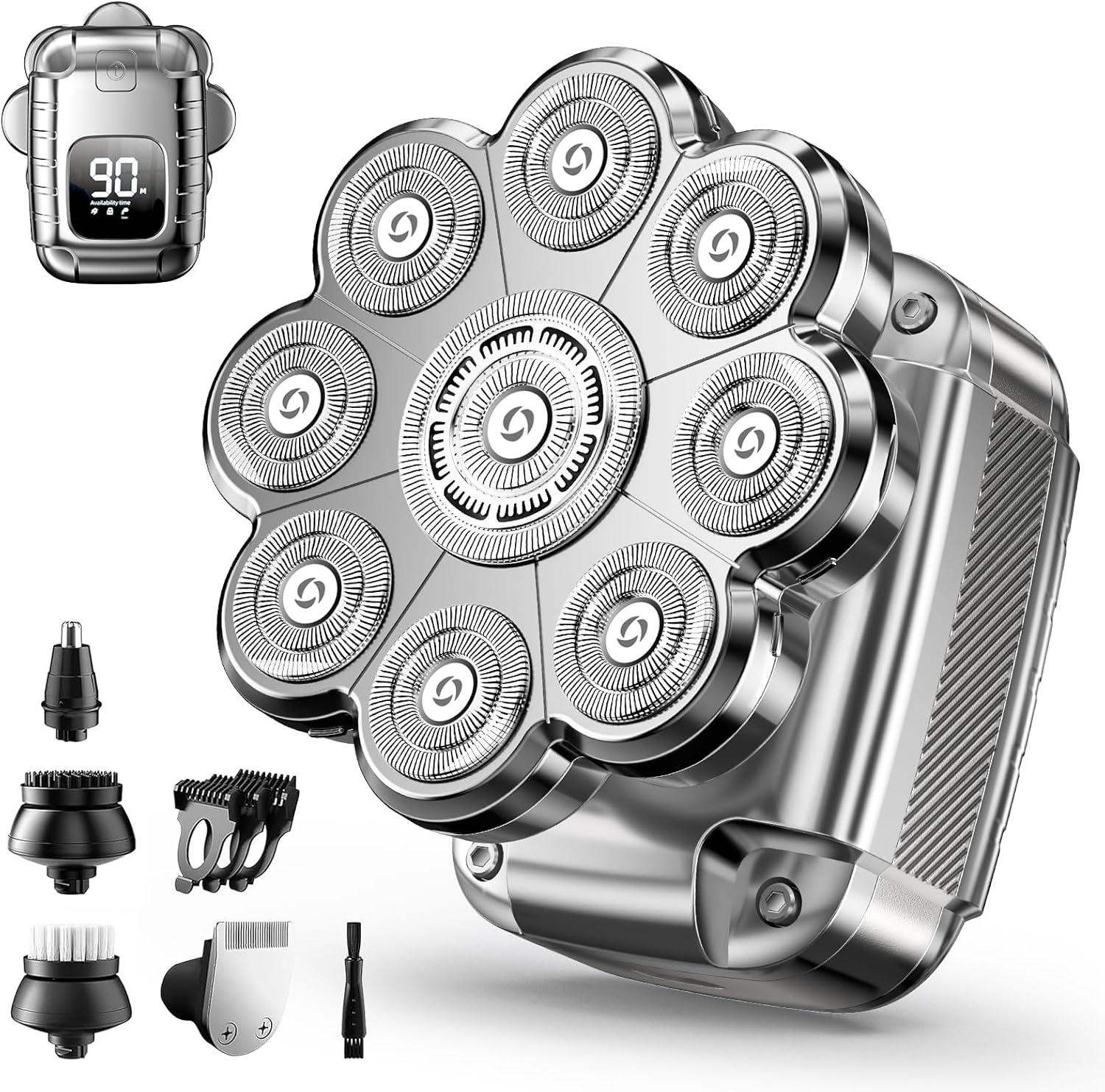 Surprising 5-in-1 Men's Electric Razor: Waterproof & Efficient Shaving