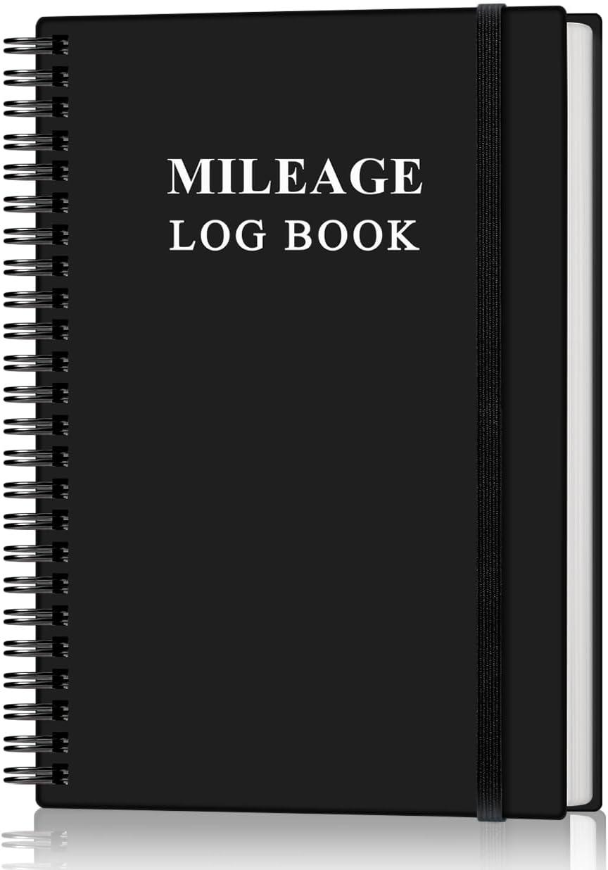 Mileage Log Book vs. Digital Tools: Surprising 5.8"x8.3" Black Design