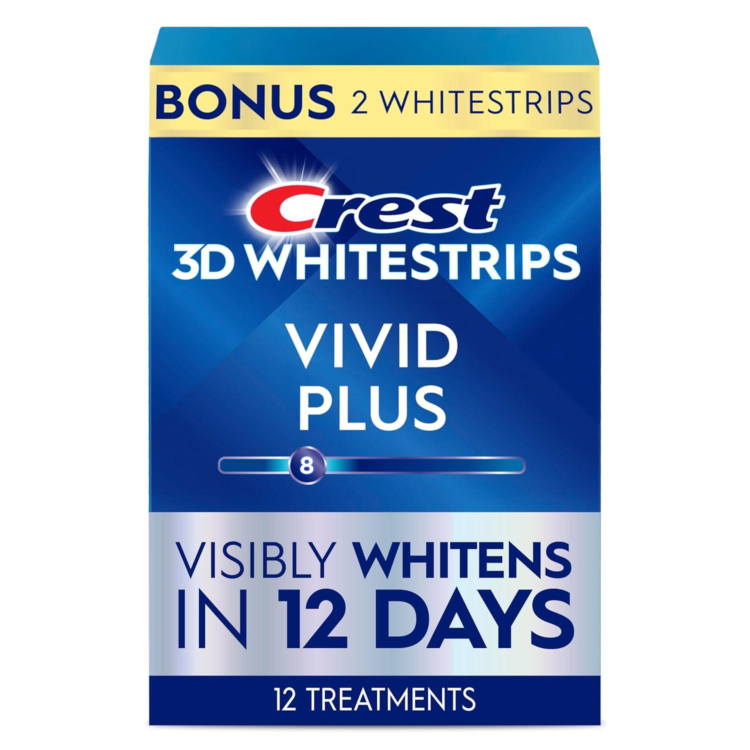 Crest 3D Whitestrips Vivid Plus Showdown: Bonus Treatments, 8 Levels Whiter…for Smiles That Shine?
