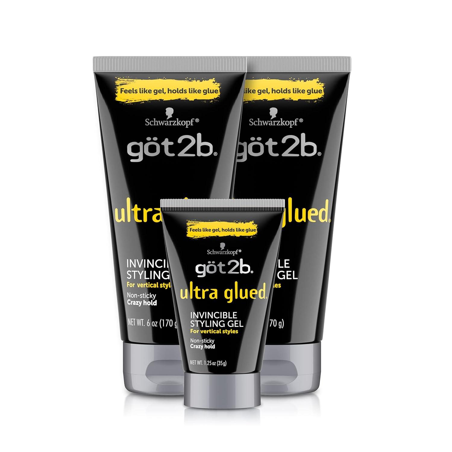 Got2B Glued Hair Gel Showdown: 6 oz Power vs. Travel Tube's... Portability?